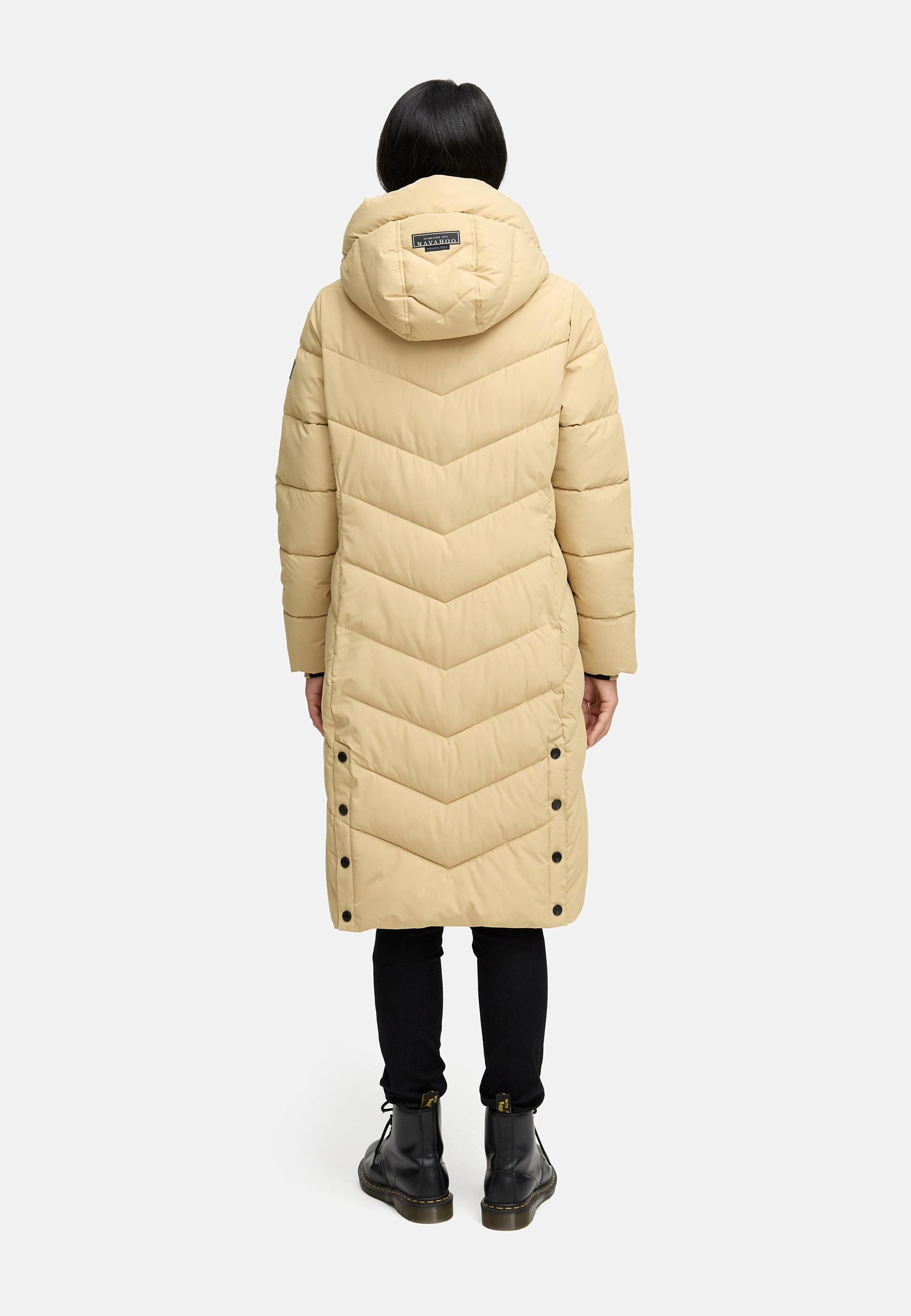 Navahoo Steppmantel »Sahnekatzii XIV«, Schicker Wintermantel mit kuschlig warm wattiertem Kragen
