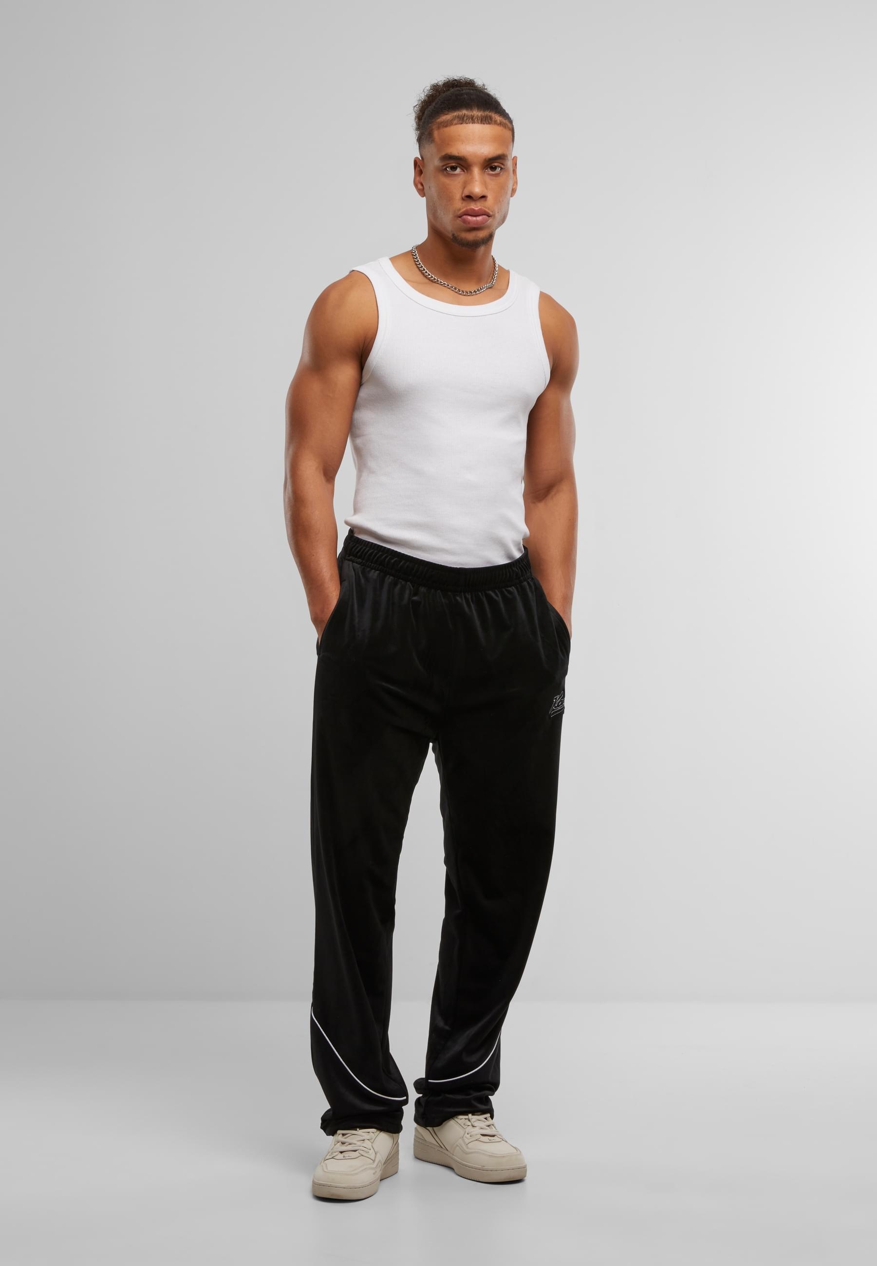 Karl Kani Jogginghose »Karl Kani KM251-010-2 Kani Varsity Velours Trackpants«, (1 tlg.)