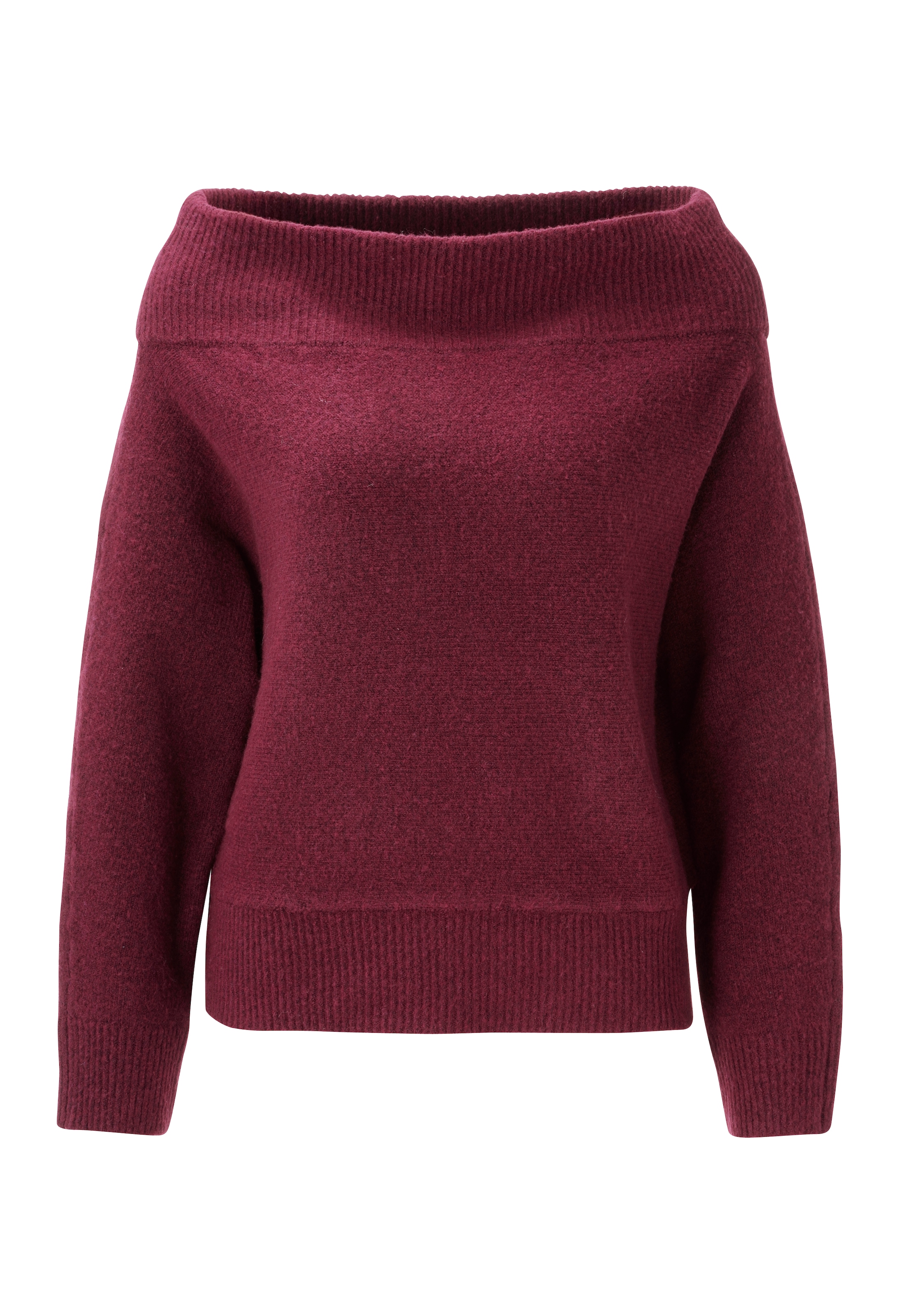 Aniston CASUAL Strickpullover mit Carmen-Ausschnitt - NEUE KOLLEKTION