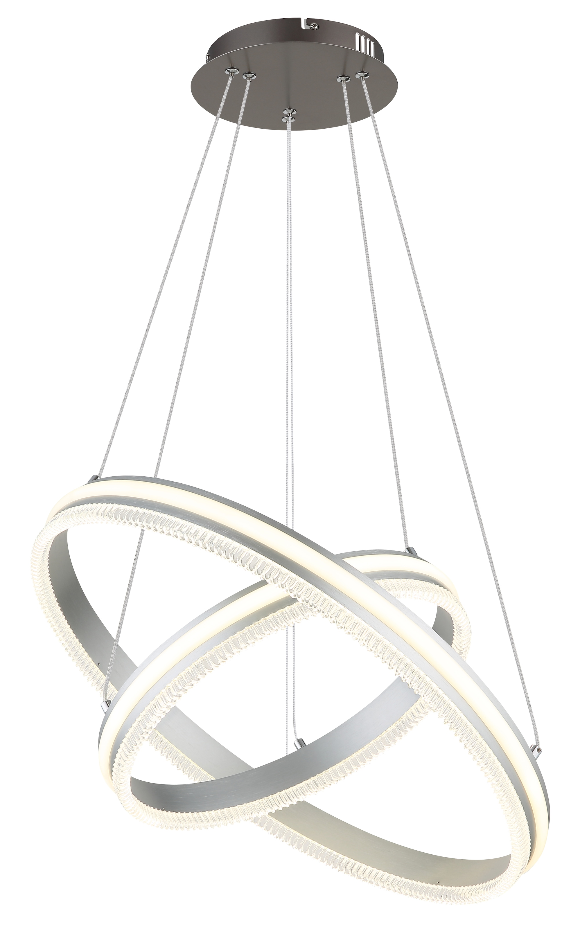 GLOBO LIGHTING Hängeleuchte »FRANCINE« LED-Modul 1 Stk. Smarte LED-Hängeleuchte, dimmbar, Fernbedienung, modern