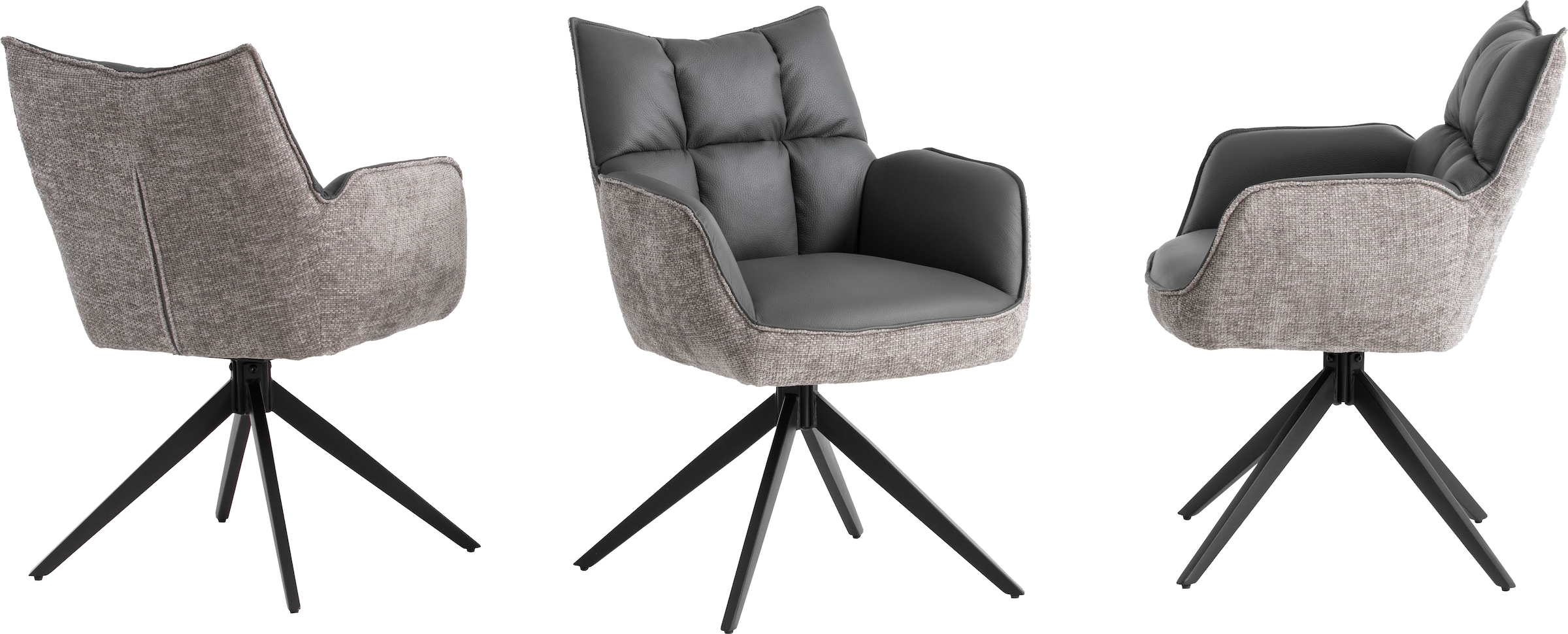 Home affaire Esszimmerstuhl "Newton, TOPSELLER" (Set) 2 Stk. Leder Federker günstig online kaufen