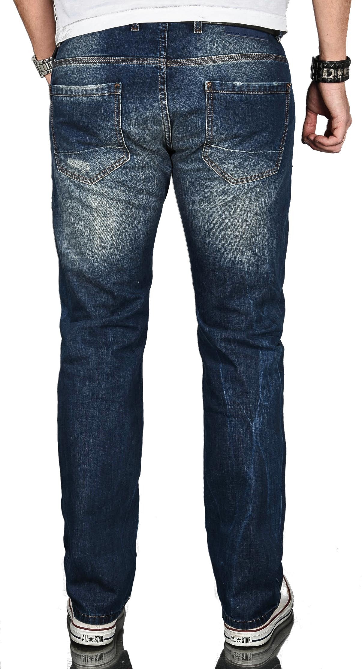 Alessandro Salvarini Regular-fit-Jeans »ASJulio«, mit geradem Bein