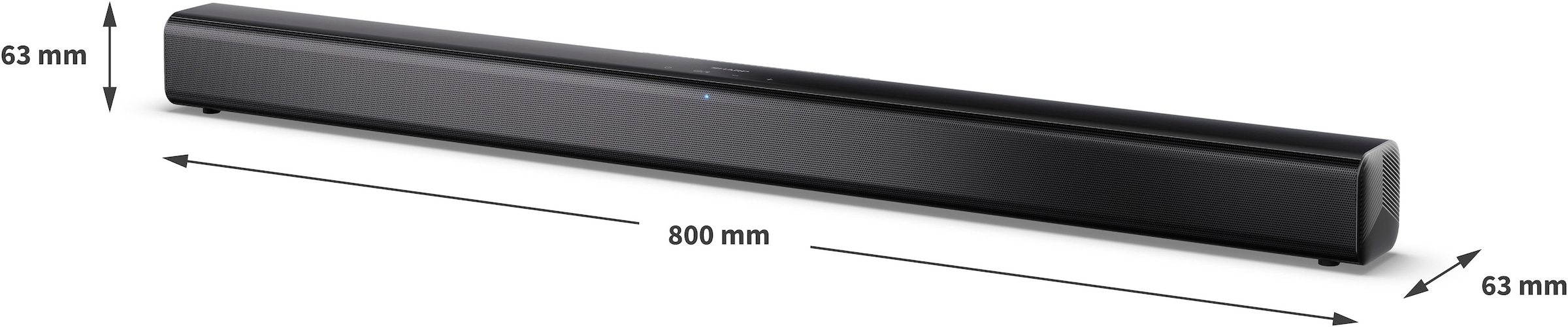Sharp Soundbar »HT-SB145« Stereo (Bluetooth Lautstärkeregelung | Pairing | USB-Wiedergabe 150 W)
