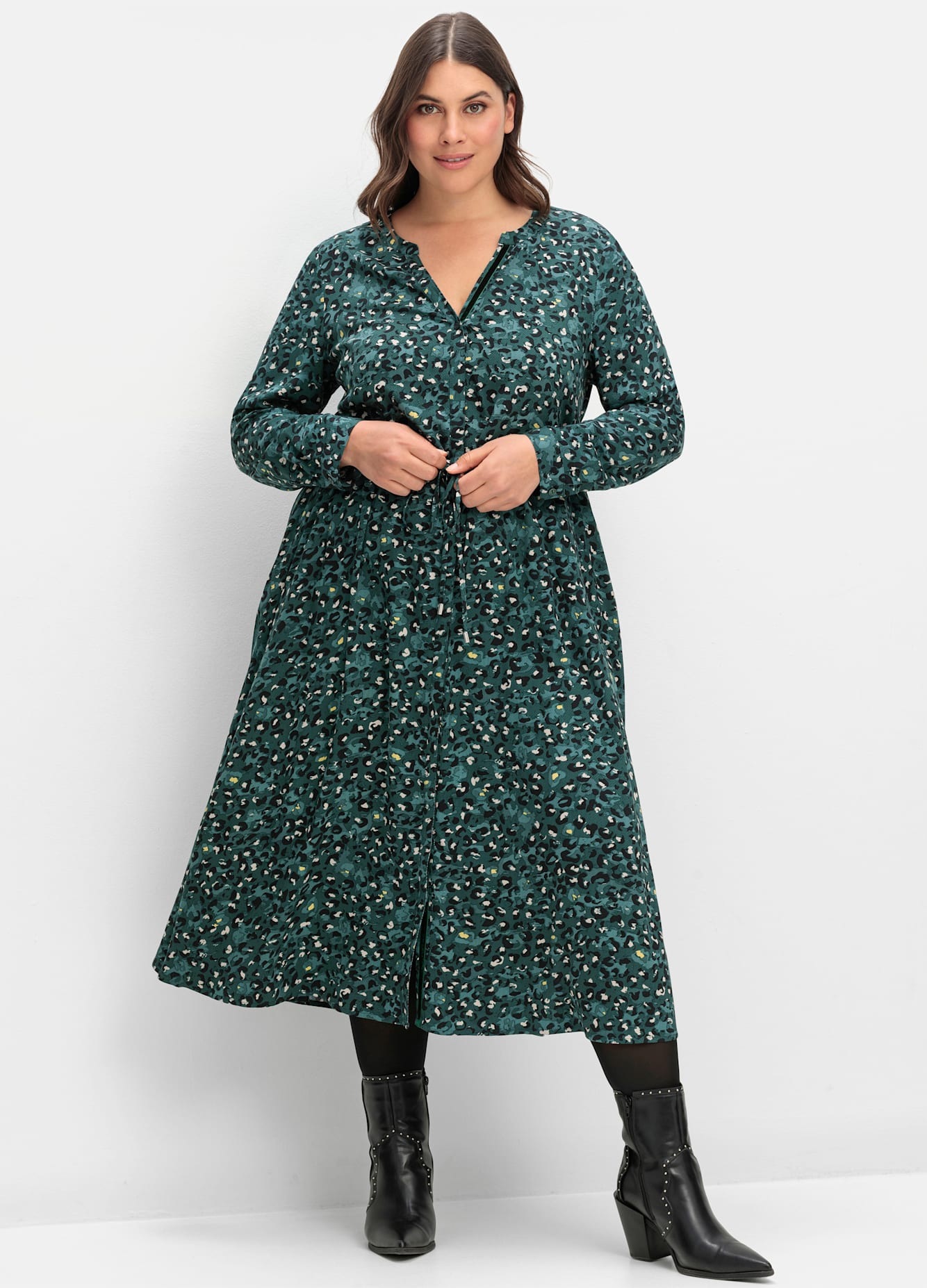 Sheego Blusenkleid "Blusenkleid" günstig online kaufen