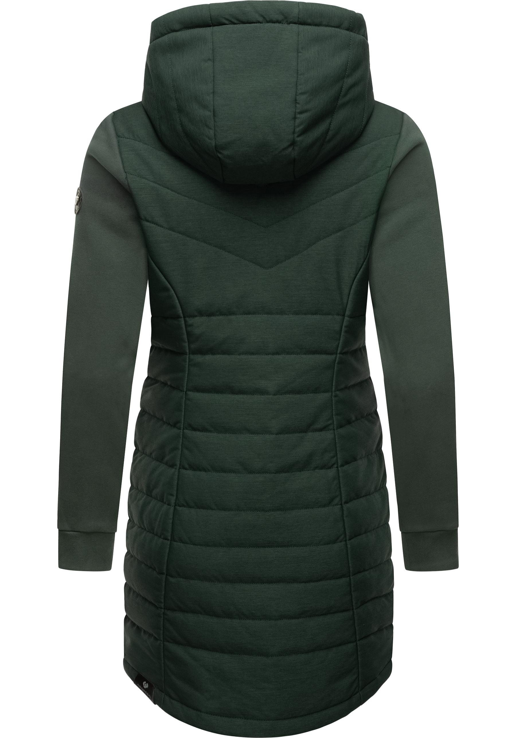Thumbnail - Ragwear Steppmantel "Lucinda Long", Mantel aus modernem Materialmix mit Kapuze