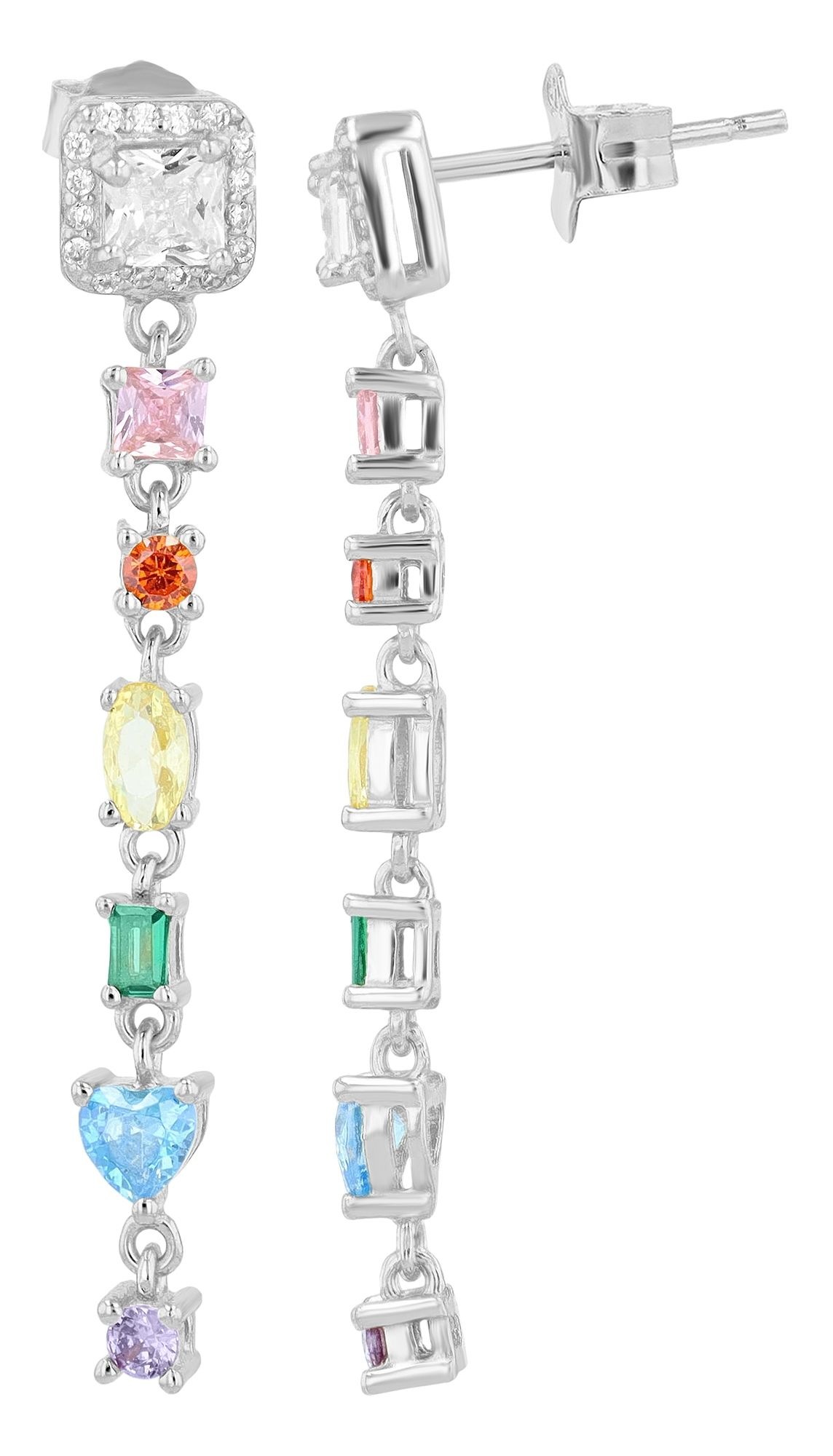 Adelia´s Paar Ohrhänger "Damen Ohrringe – Ohrstecker aus 925 Silber mit Zir günstig online kaufen