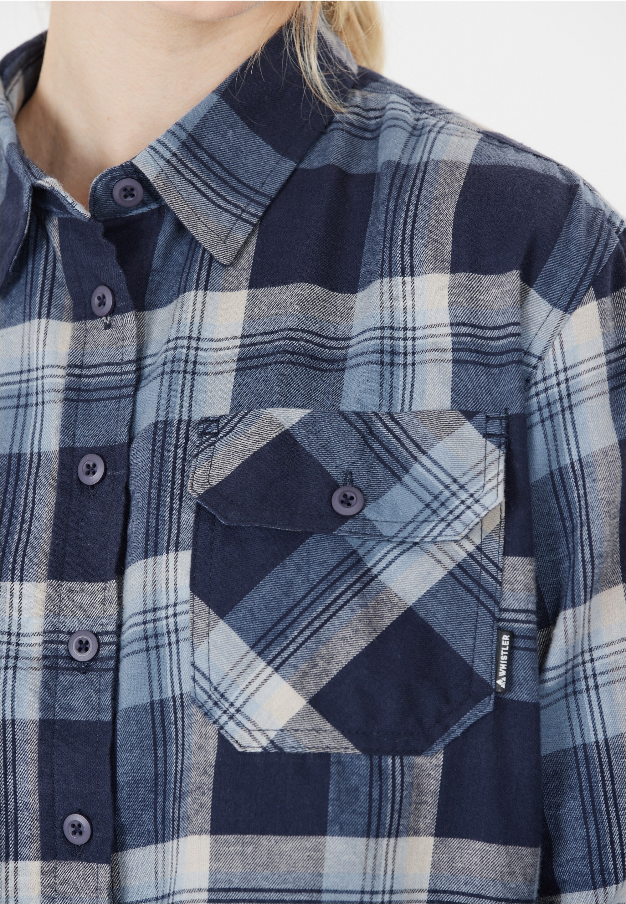 WHISTLER Fleeceshirt »Christer«, aus weichem Baumwollmaterial