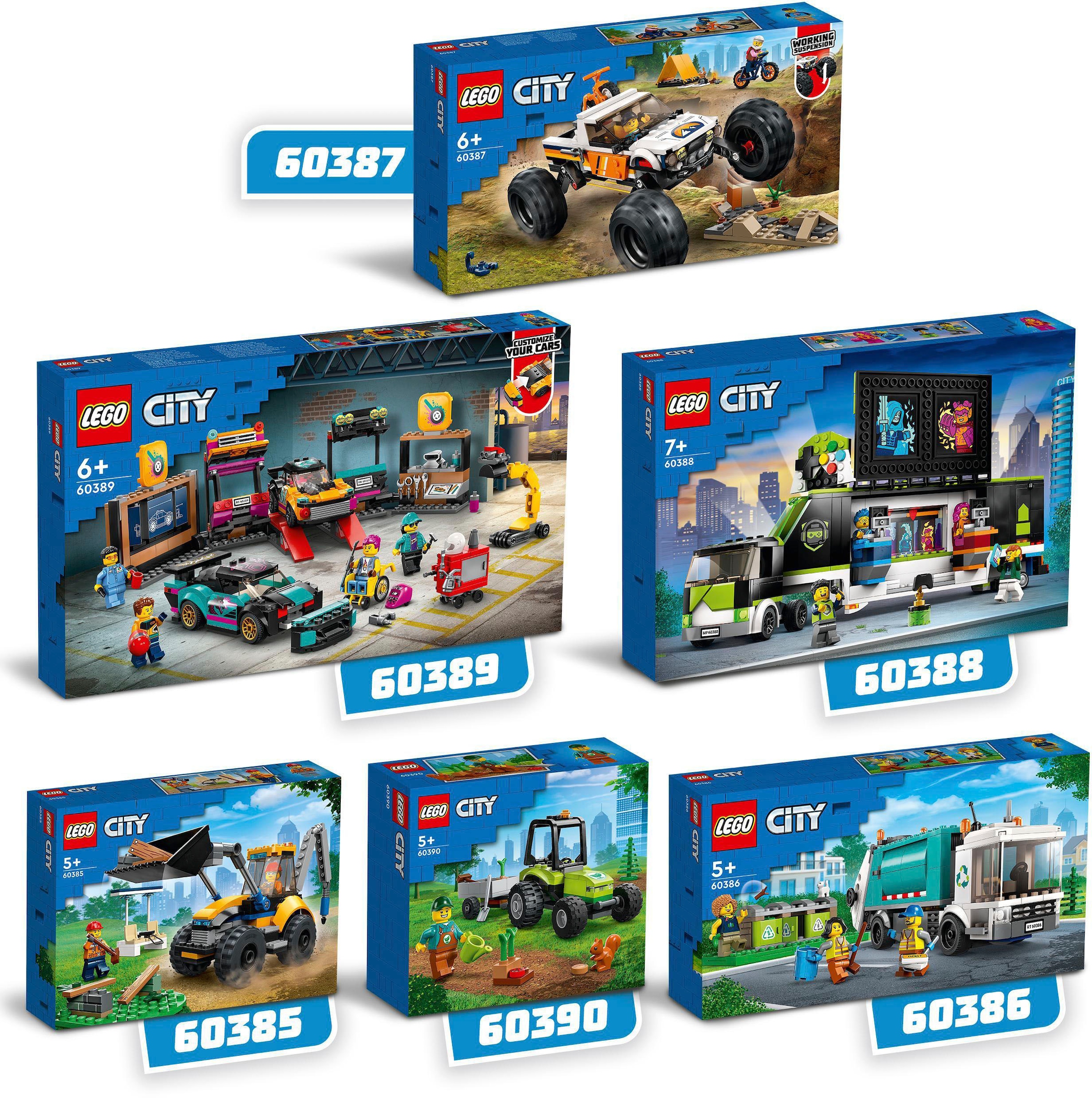 LEGO® Konstruktionsspielsteine »Kleintraktor (60390), LEGO® City«, (86 St.), Made in Europe