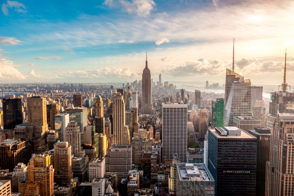 Papermoon Fototapete "New York City Skyline" glatt