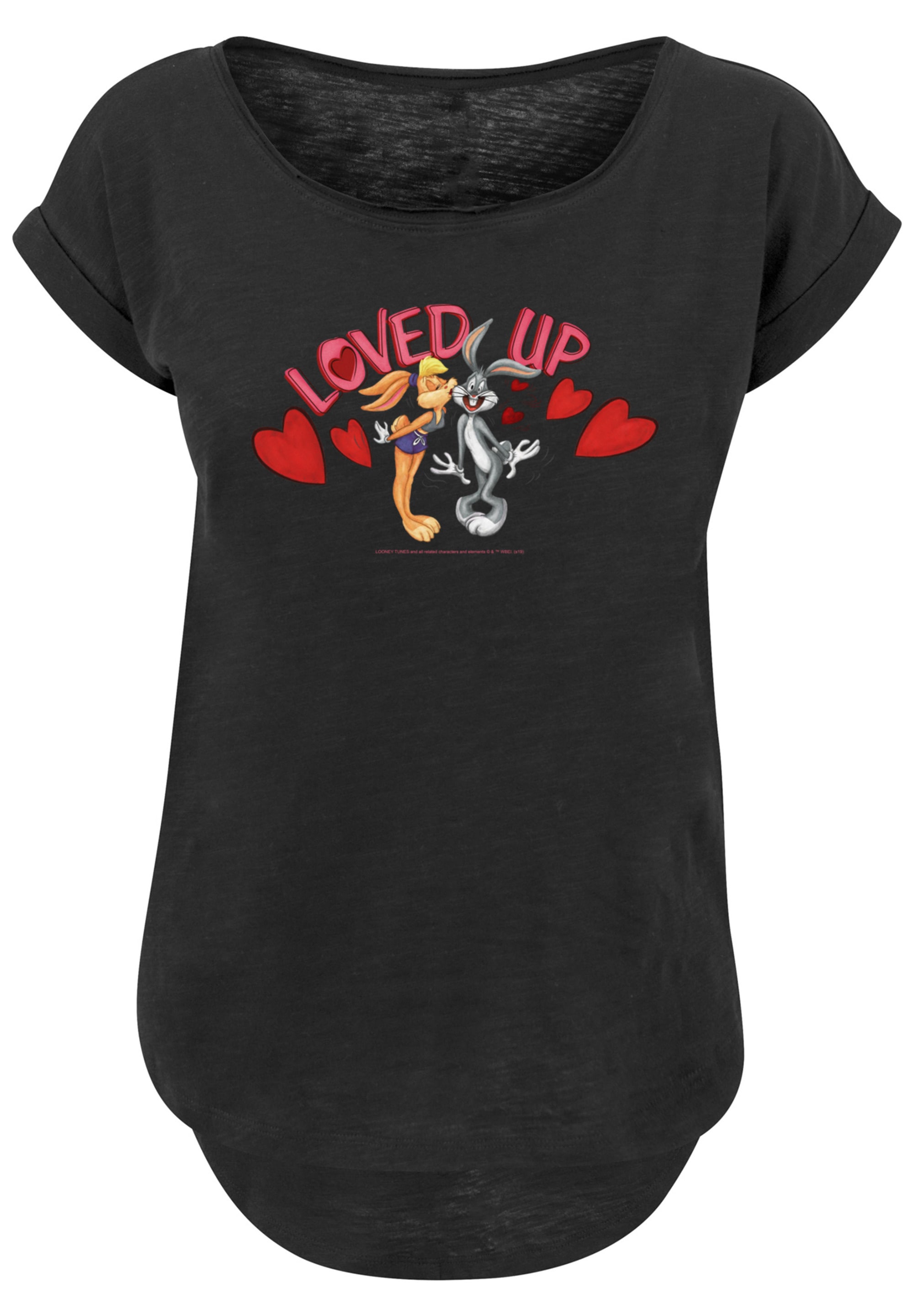 F4NT4STIC T-Shirt »Looney Tunes Bugs Bunny And Lola Valentines«, Print