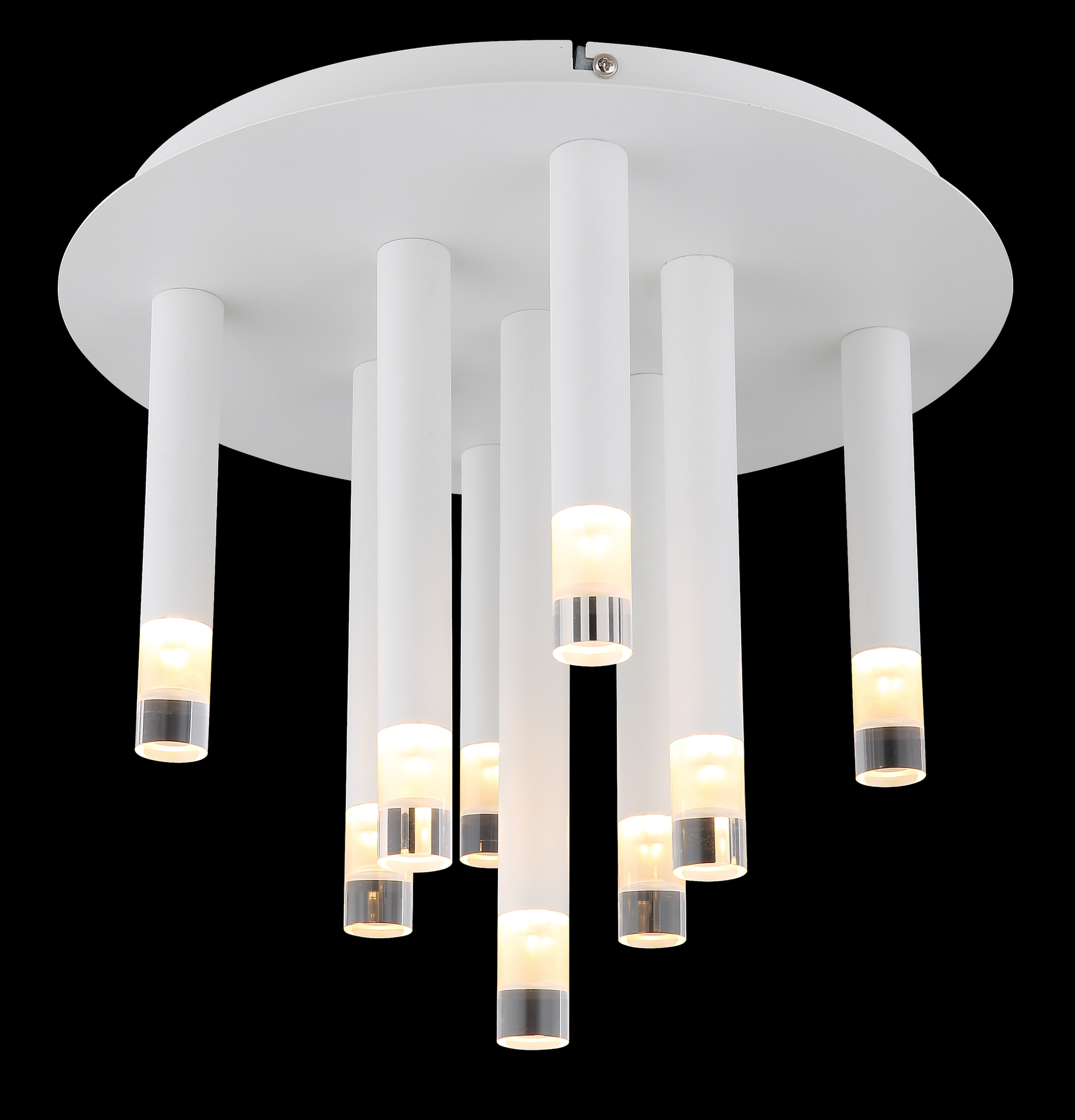 GLOBO LIGHTING Deckenleuchte »RYAN«, Leuchtmittel G9 | ohne Leuchtmittel, Deckenlampe/Stäbe/Metall/Wohnzimmer/Essbereich/Acryl satiniert