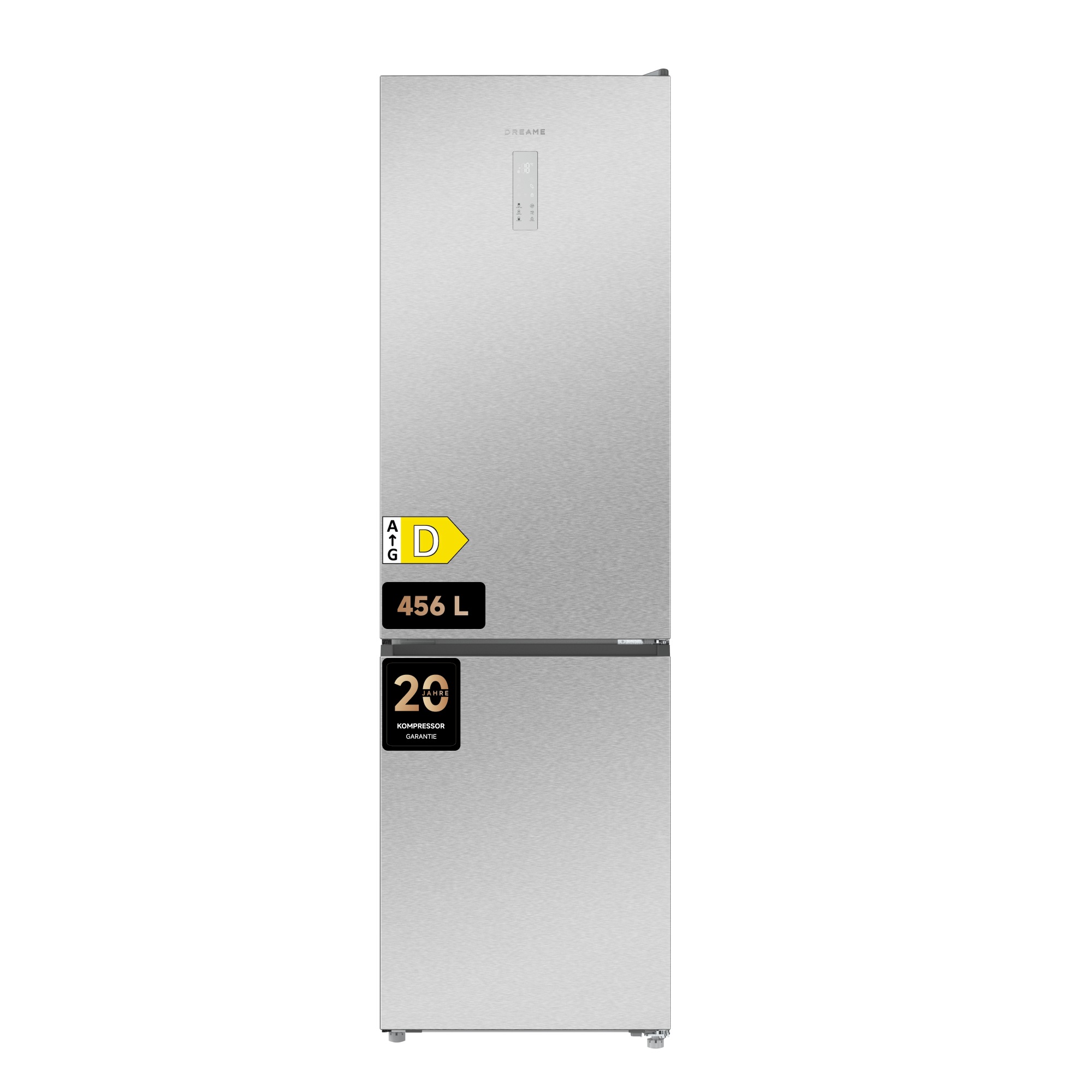 Dreame Kühl-/Gefrierkombination »DRB450WMBCEU« 201 cm hoch 59,5 cm breit Viel Platz, Leise, Modernes Design
