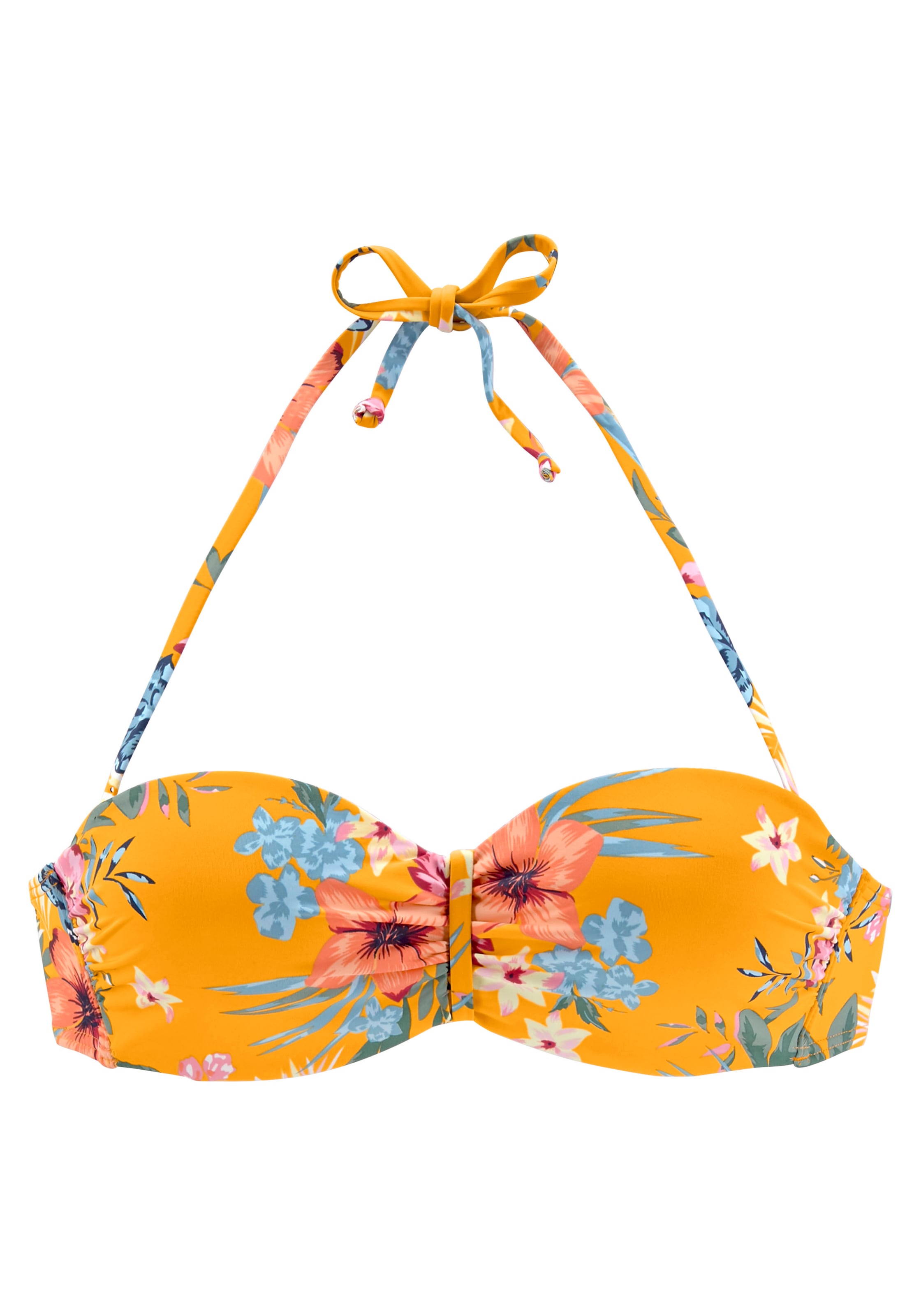 Bench. Bügel-Bandeau-Bikini-Top | bestellen in Design floralem BAUR »Maui«
