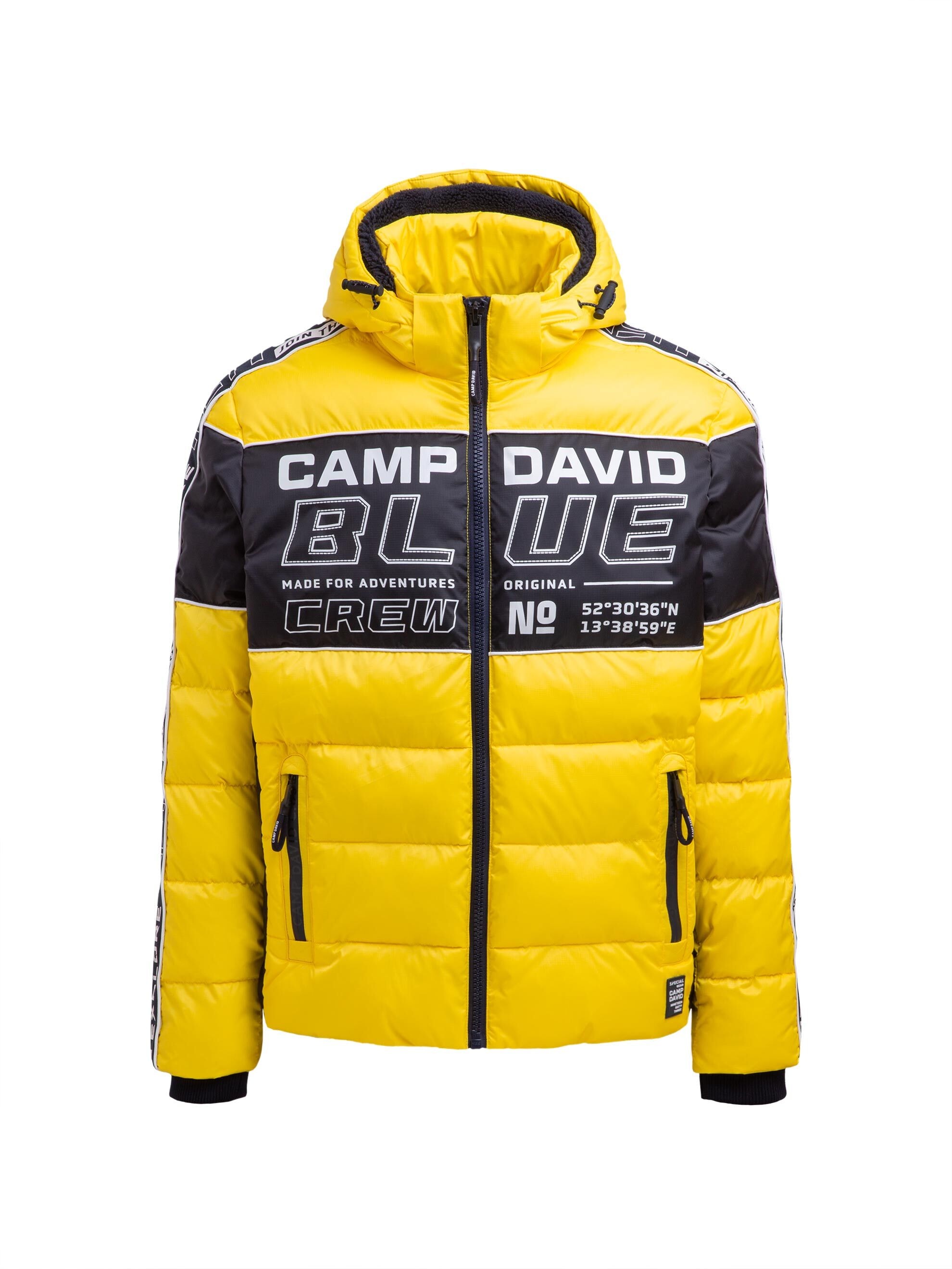 CAMP DAVID Winterjacke mit Kapuze mit abtrennbarer Kapuze