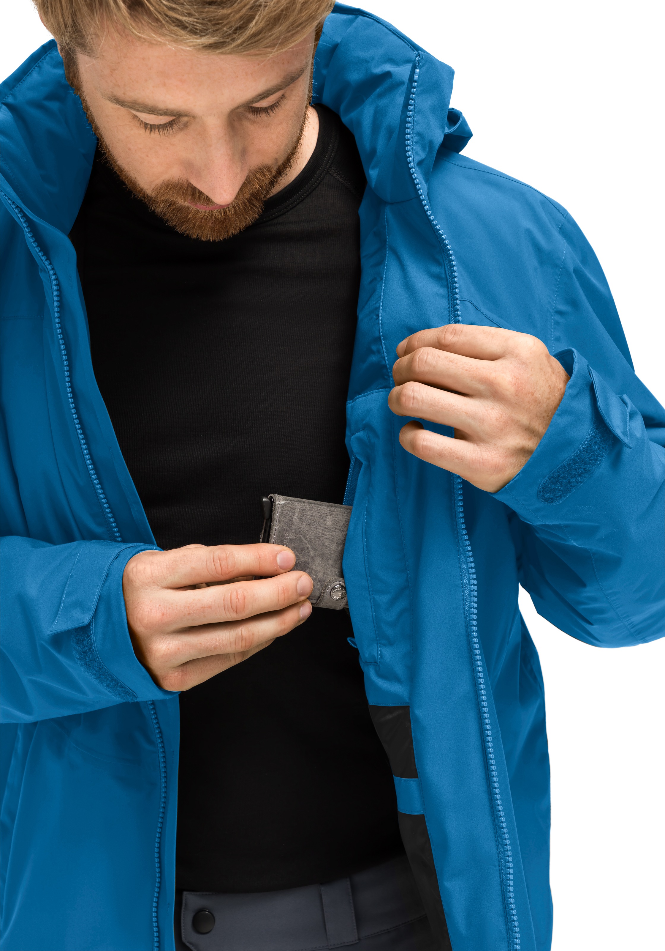 Maier Sports Regenjacke "Metor Therm Rec M" warme Herren Jacke mit Kapuze, günstig online kaufen