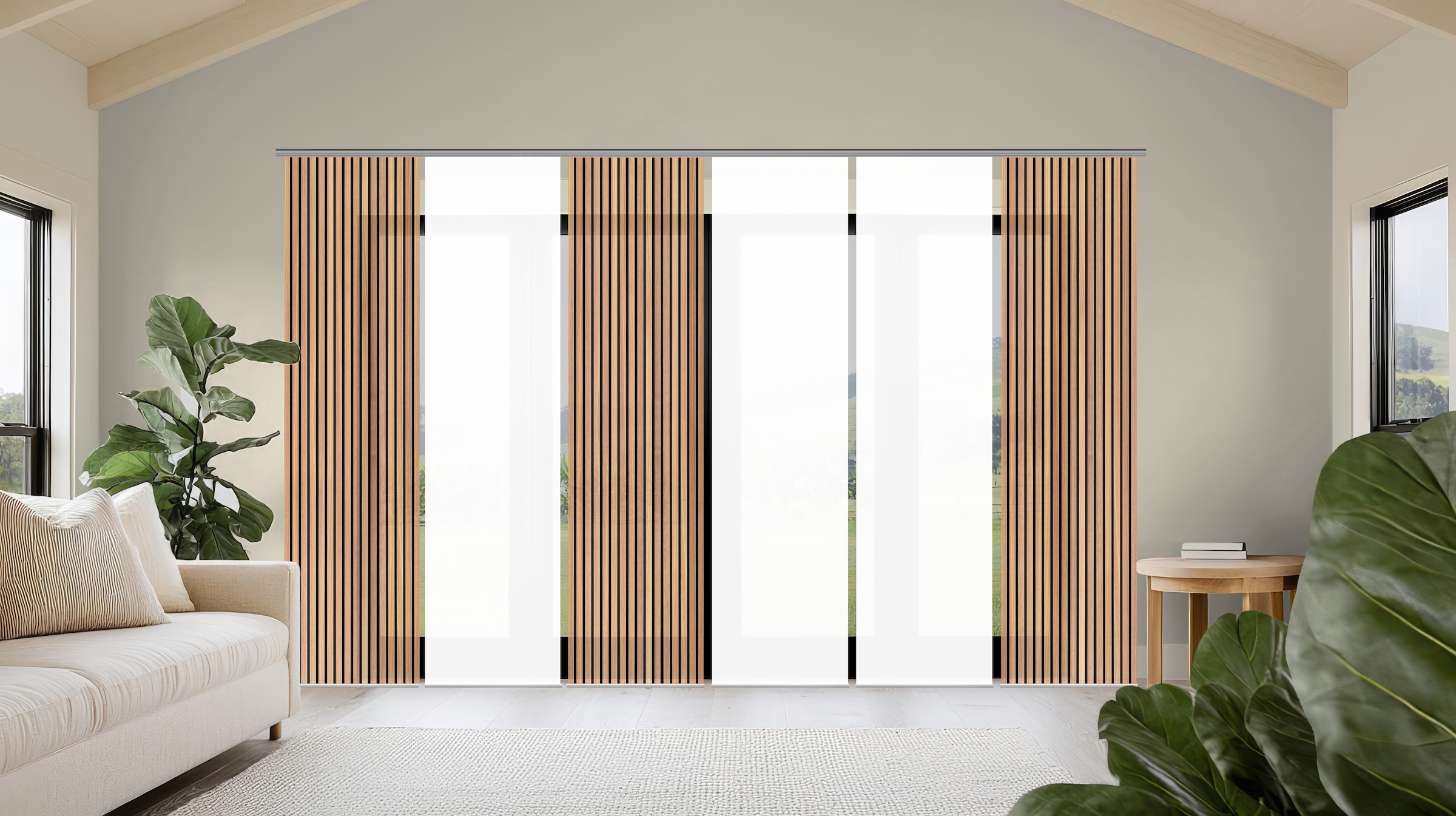 HOME WOHNIDEEN Schiebegardine "PANILO" Paneelwagen 6 Stk. tlg. Schiebewand günstig online kaufen