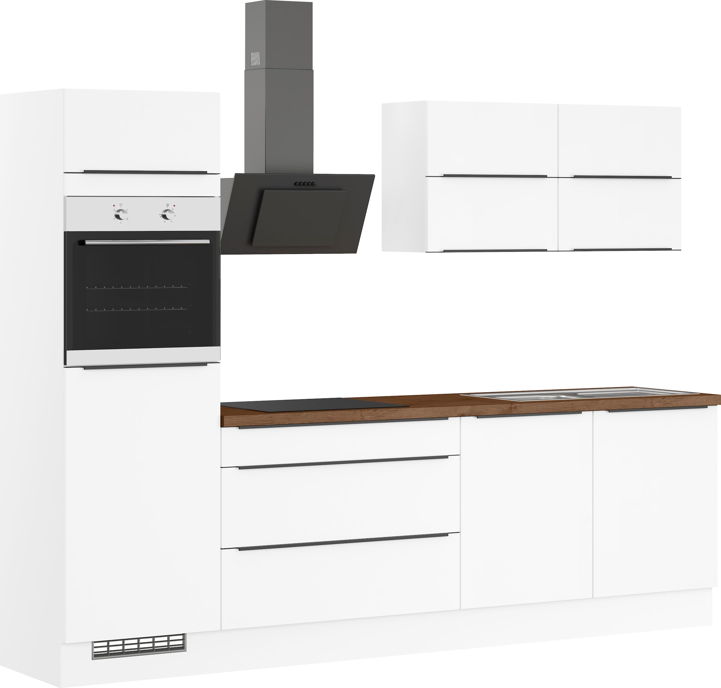 IMPULS KÜCHEN Küche »IP 3150«, vormontiert, mit E-Geräten, Breite 280 cm  bestellen | BAUR