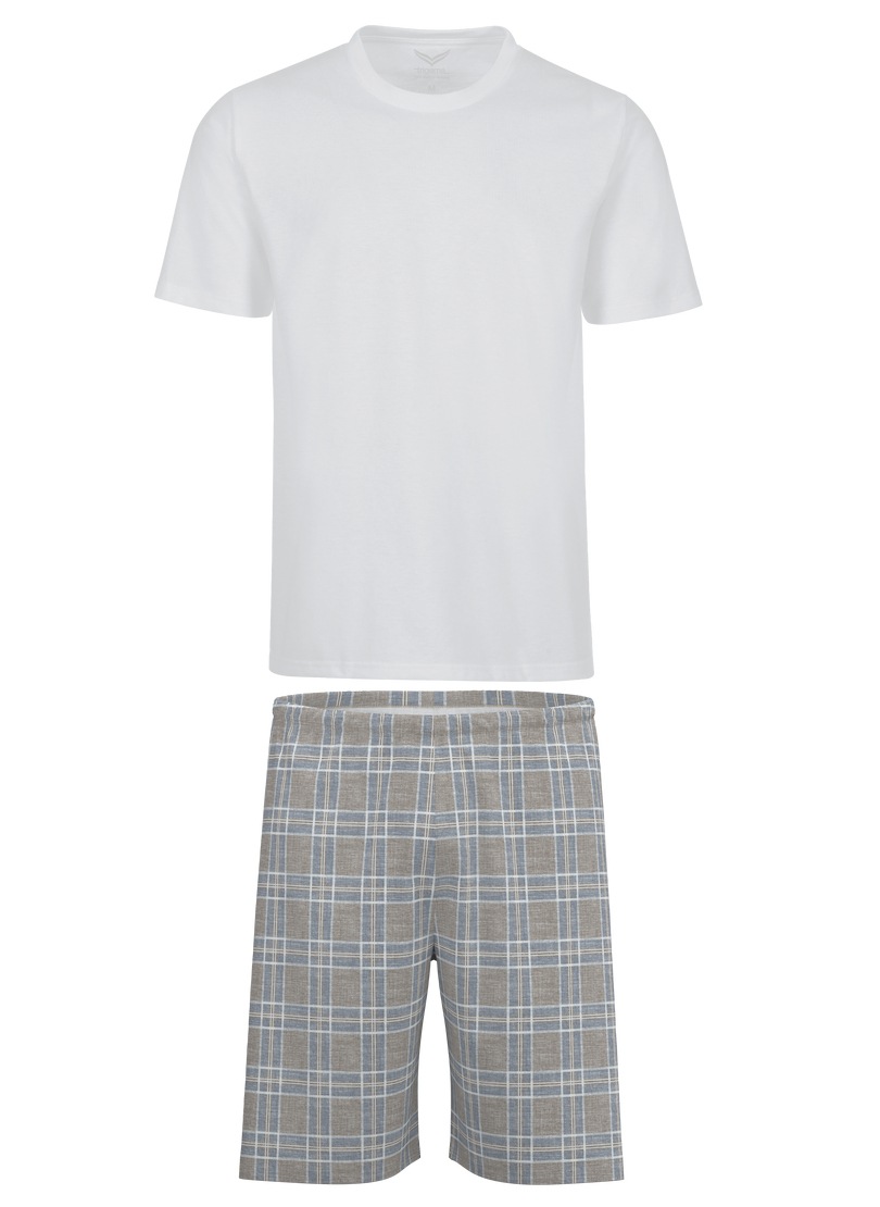 Trigema Schlafanzug "TRIGEMA Pyjama mit Karo Muster" 1 günstig online kaufen