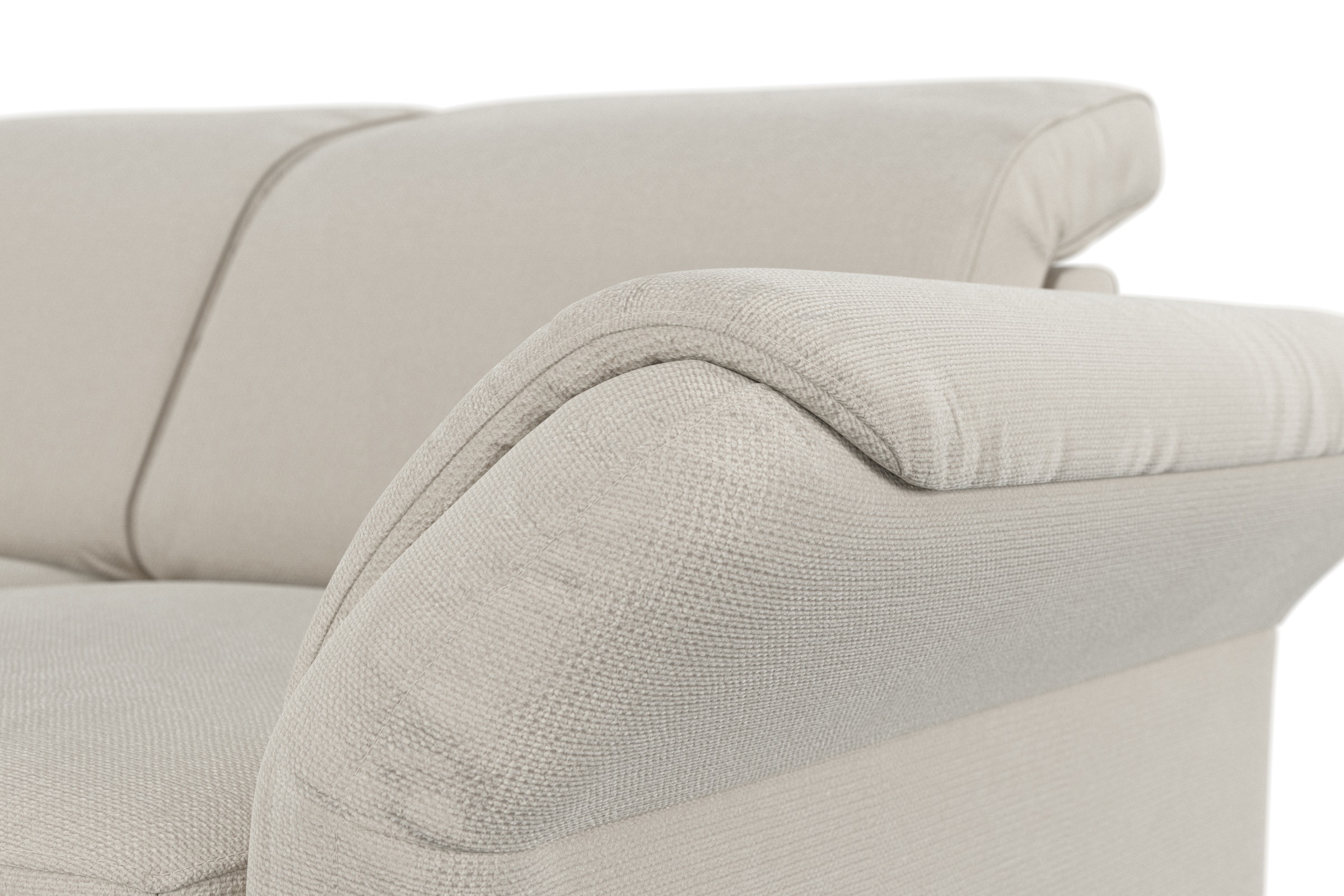 sit&more Ecksofa »Apulia L-Form«, wahlweise Bettfunktion, Bettkasten und Kopf- und Armteilverstellung