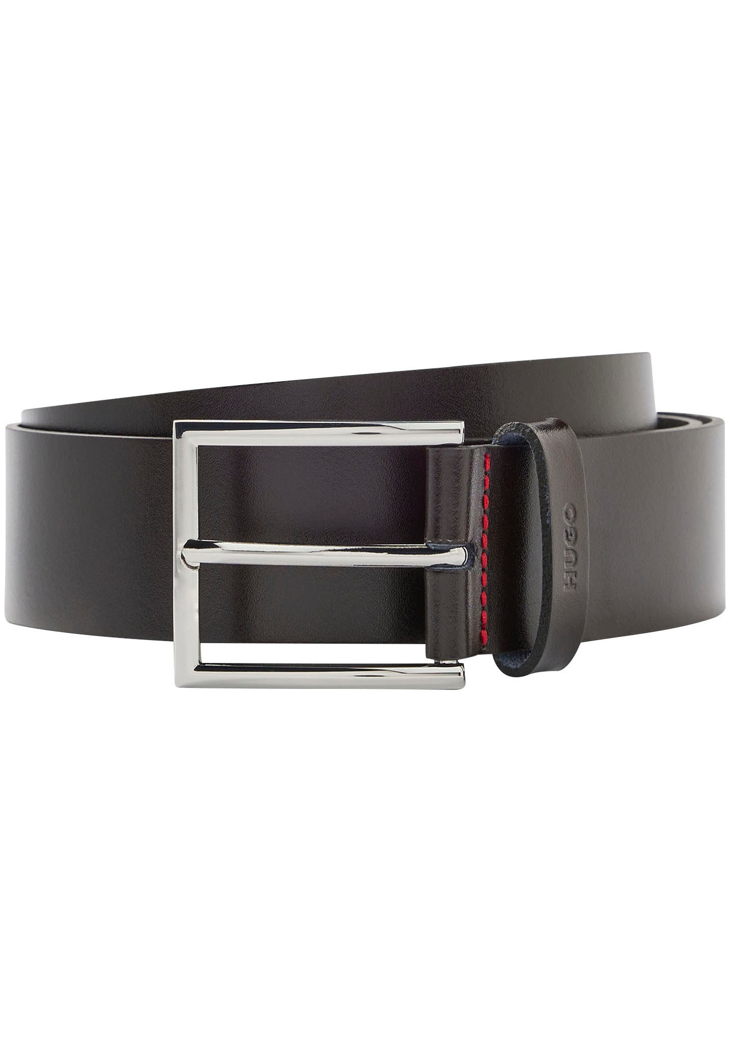 HUGO "Giaspo" mit Logo-Prägung auf der Schlaufe und roter Naht günstig online kaufen