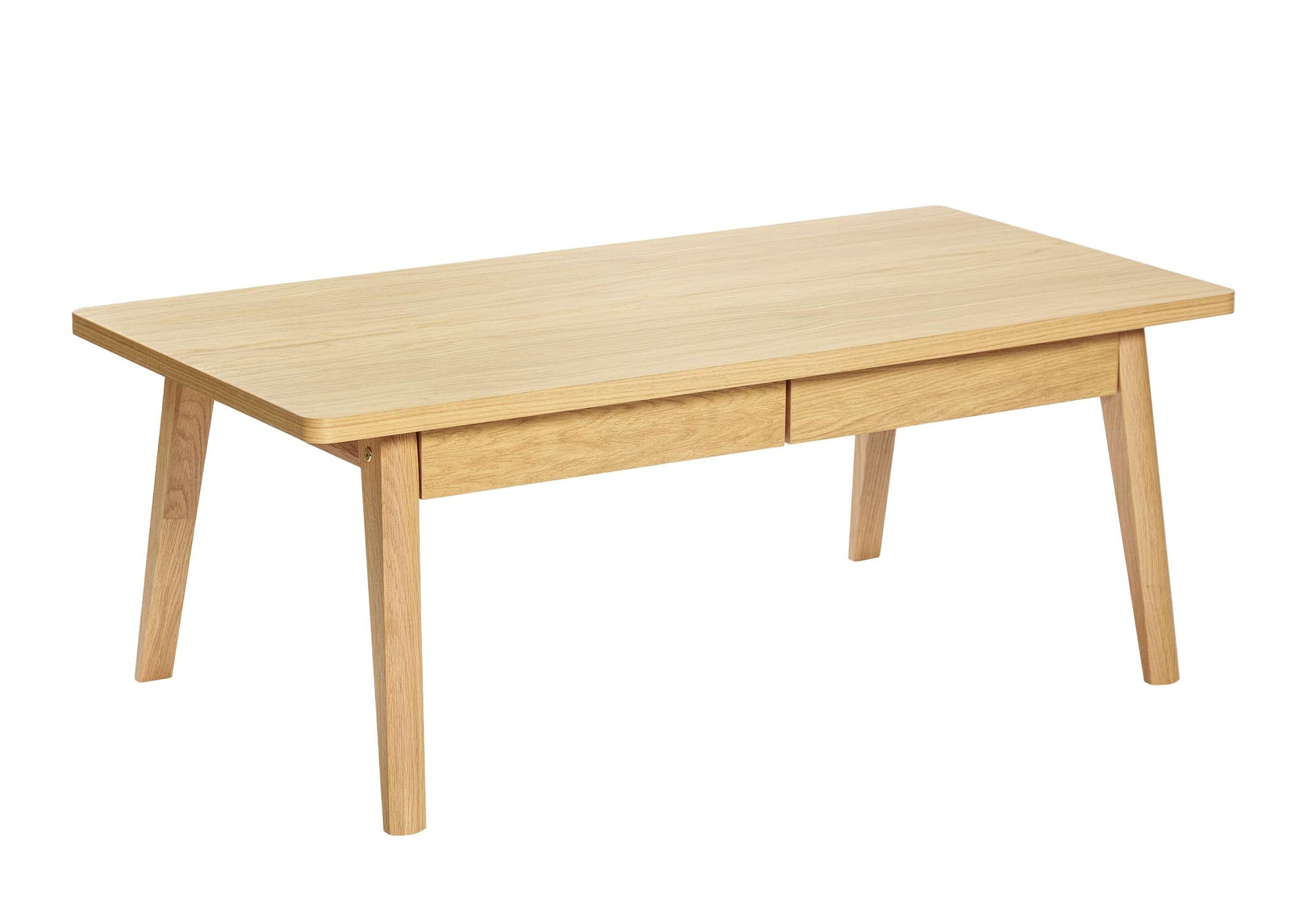 Woodman Couchtisch "Nice" Breite 120 cm, mit 2 Schubladen, Echtholzffurnier günstig online kaufen
