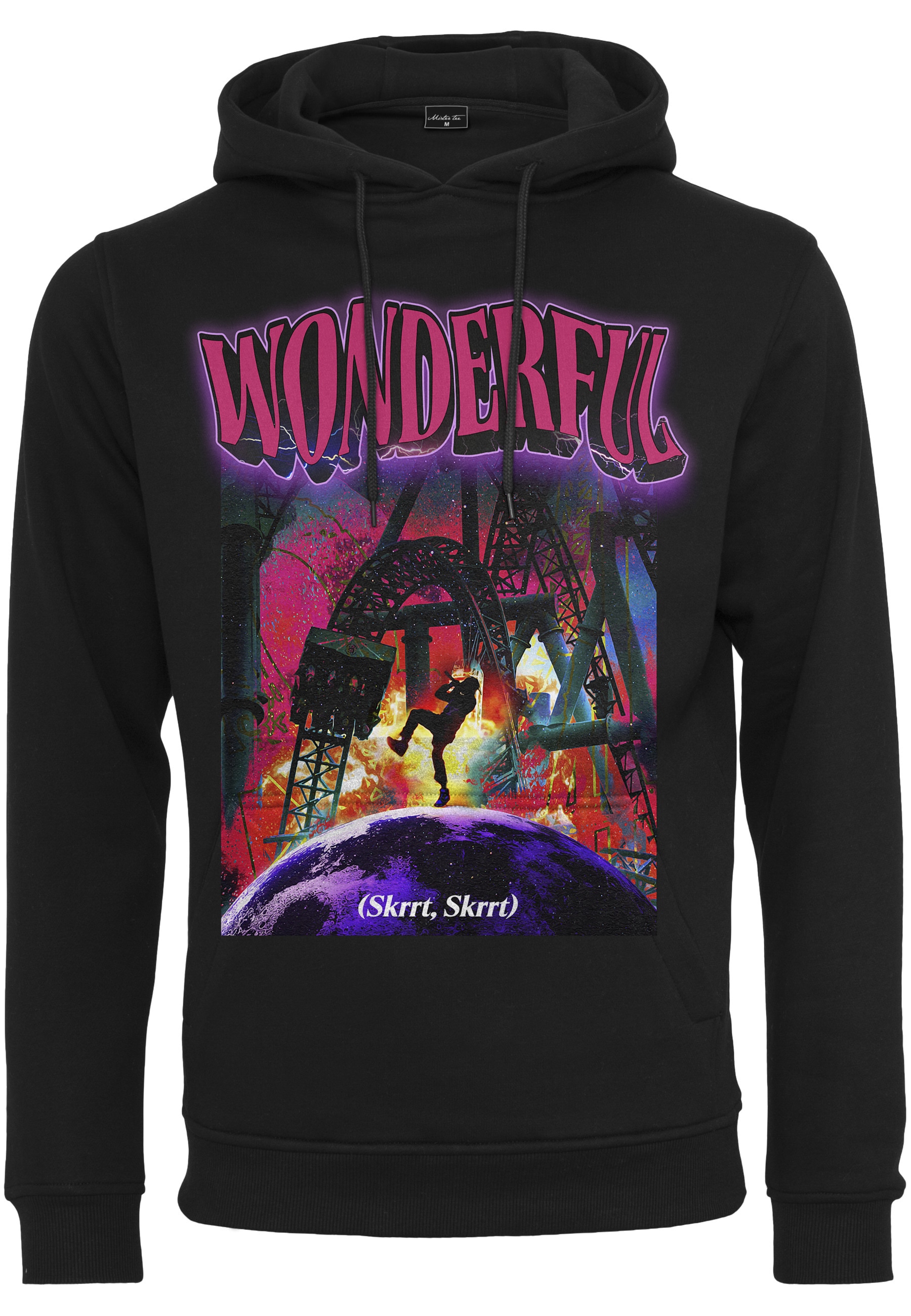 MisterTee Rundhalspullover "MisterTee Herren Wonderful Hoody" 1 Stk.