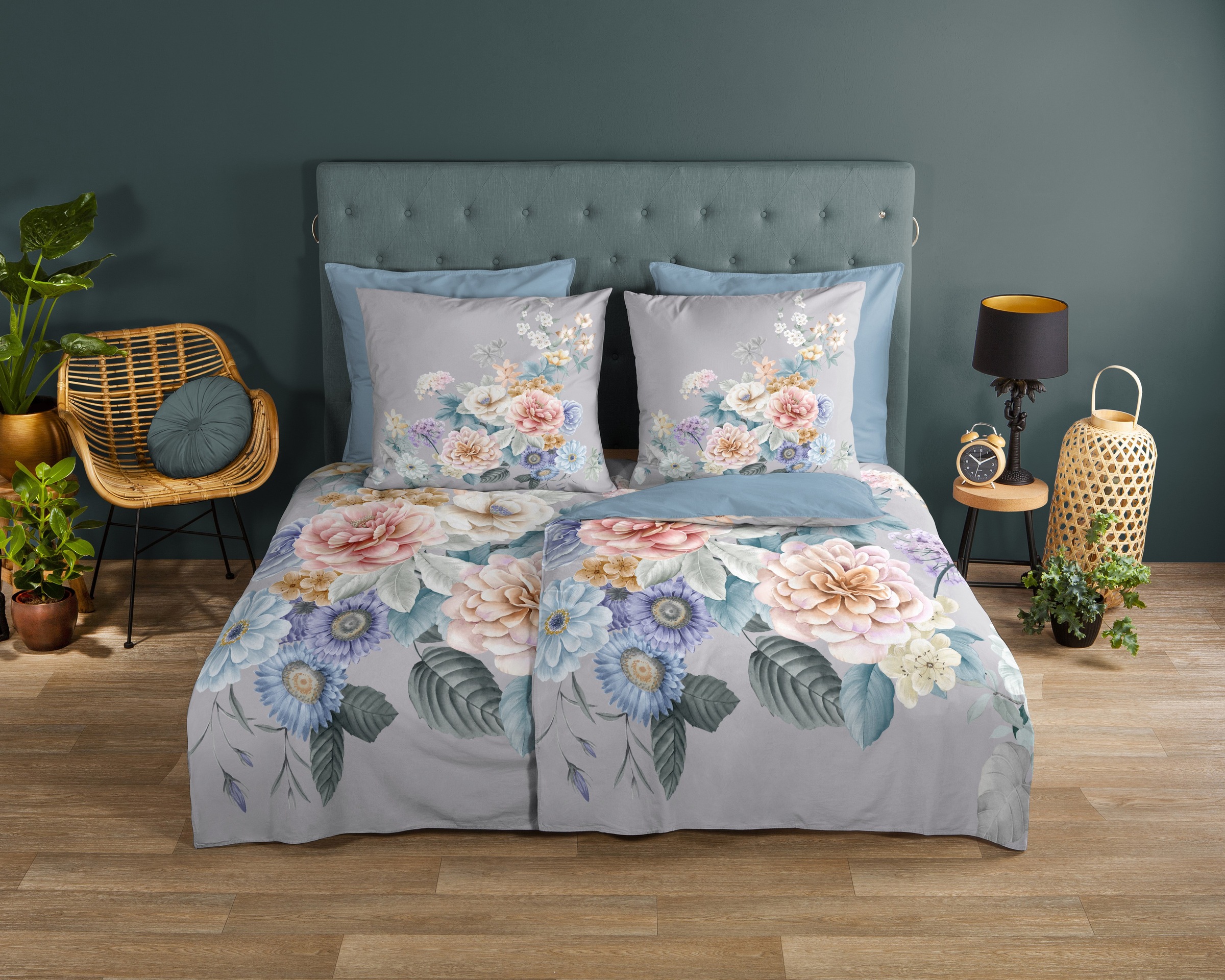 good morning Wendebettwäsche "Ulm" 2 Stk. tlg. Baumwolle, Renforcé, Reißver günstig online kaufen