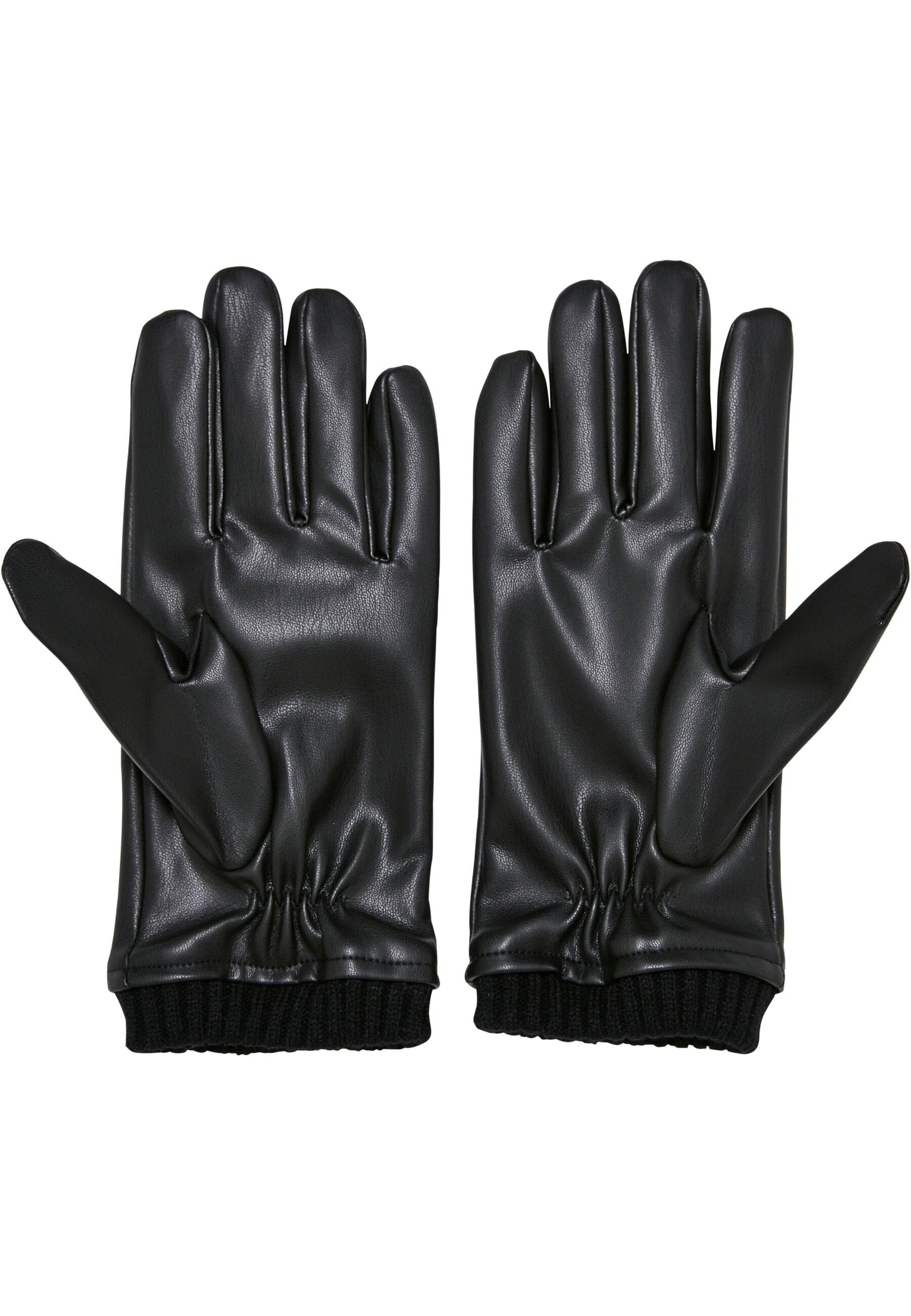 URBAN CLASSICS Baumwollhandschuhe »Urban Classics Unisex Synthetic Leather Basic Gloves«