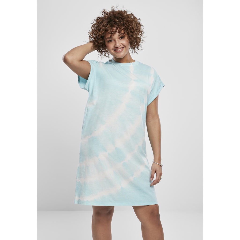 URBAN CLASSICS Shirtkleid »Urban Classics Damen Ladies Tie Dye Dress«, (1 tlg.)