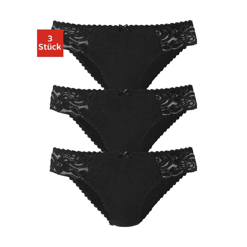 petite fleur Jazz-Pants Slips, (Packung, 3 St.)