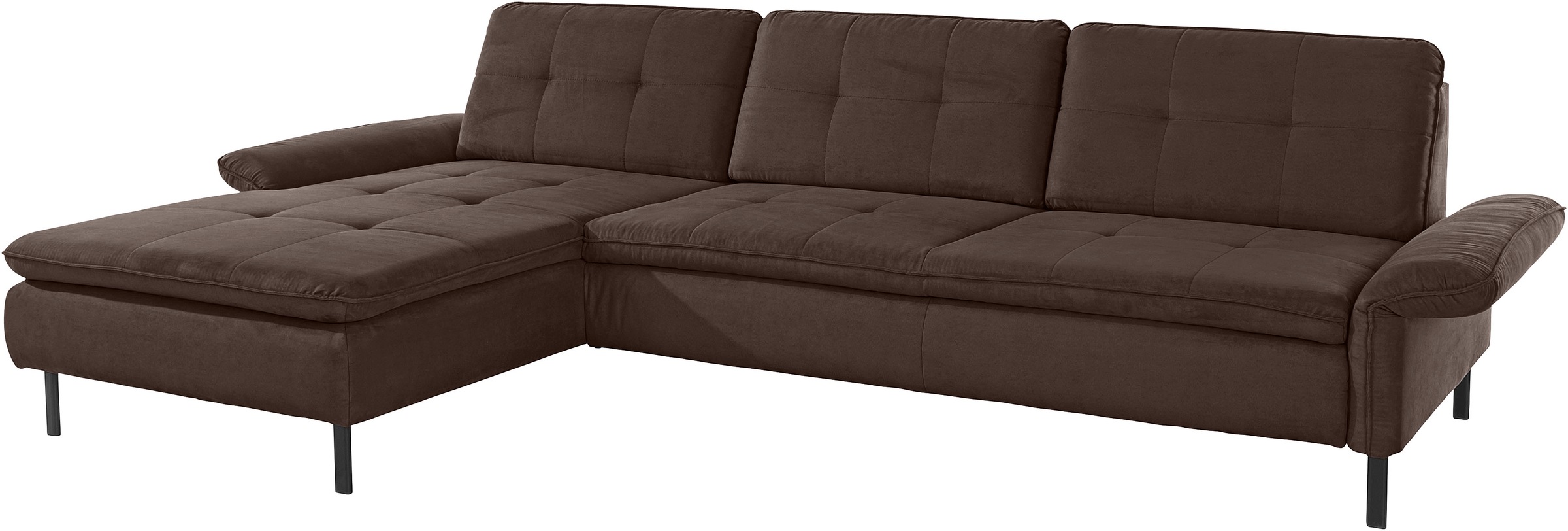 INOSIGN Ecksofa »Birkholm L-Form«, Armlehnverstellung, auch in Easy Clean Bezug - mit Wasser zu reinigen