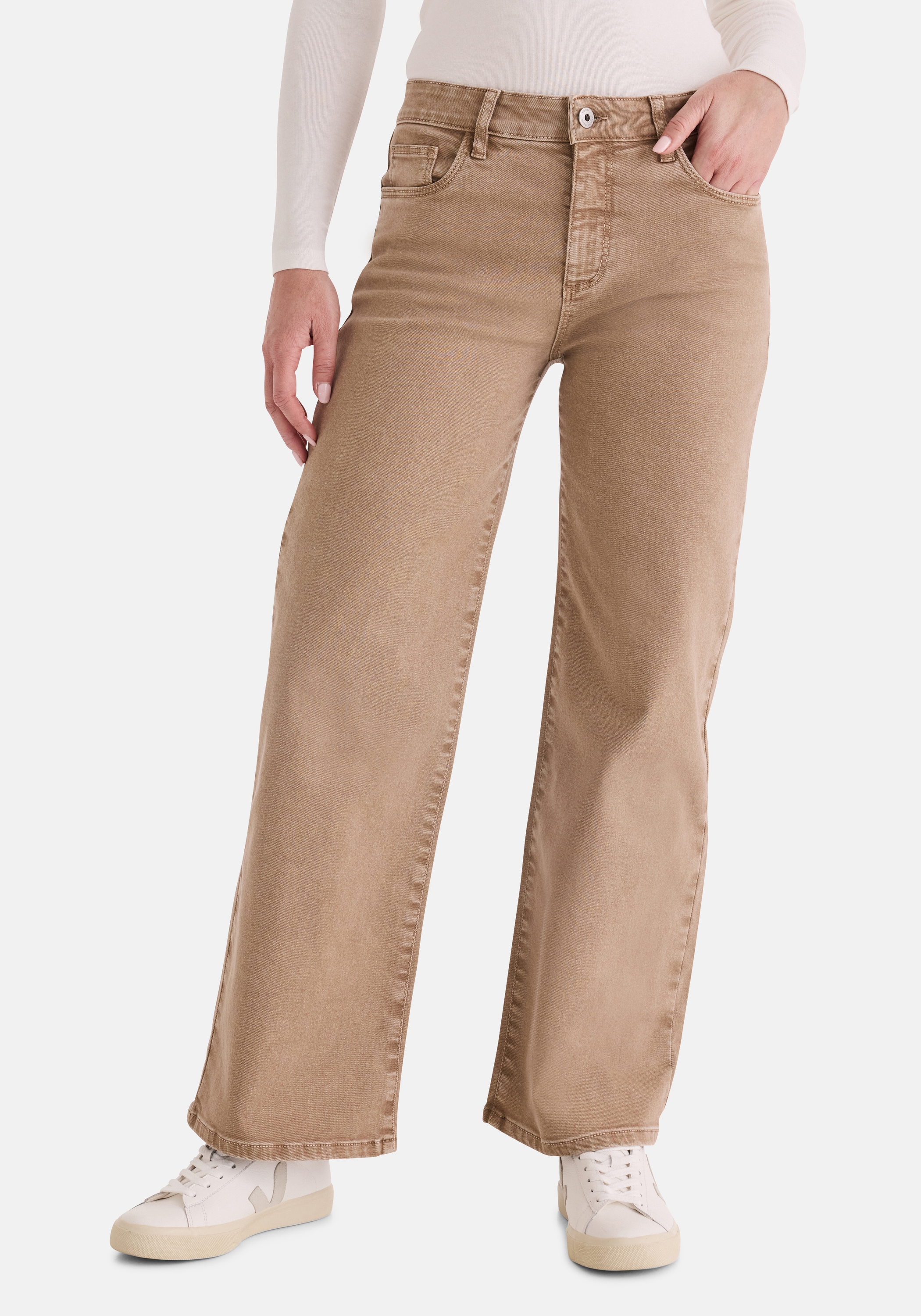 STOOKER WOMEN "MODENA Hose extra Wide Leg" Hose extra Wide Leg für Damen