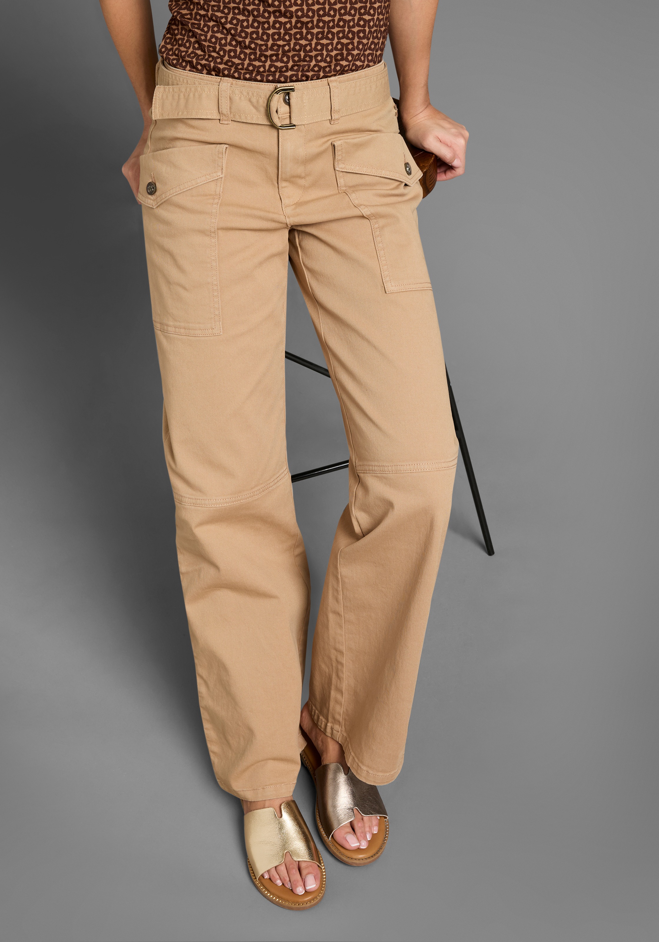 DELMAO Cargohose mit modische großen Eingrifftaschen günstig online kaufen