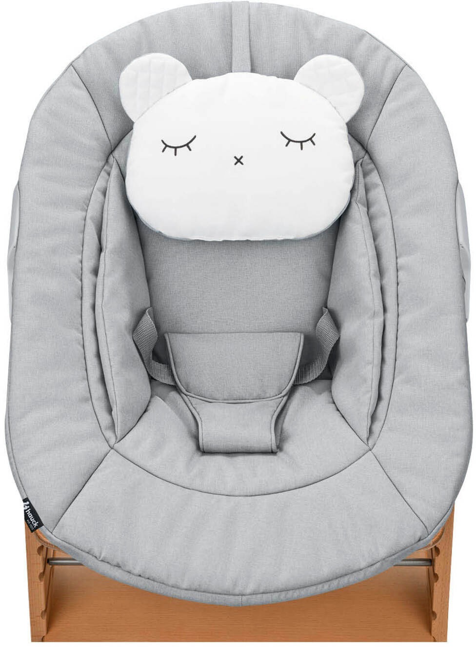 Hauck Hochstuhl "Alpha Newborn Pre, Nature Grey" (Set) 2 Stk.mit Newborn Au günstig online kaufen