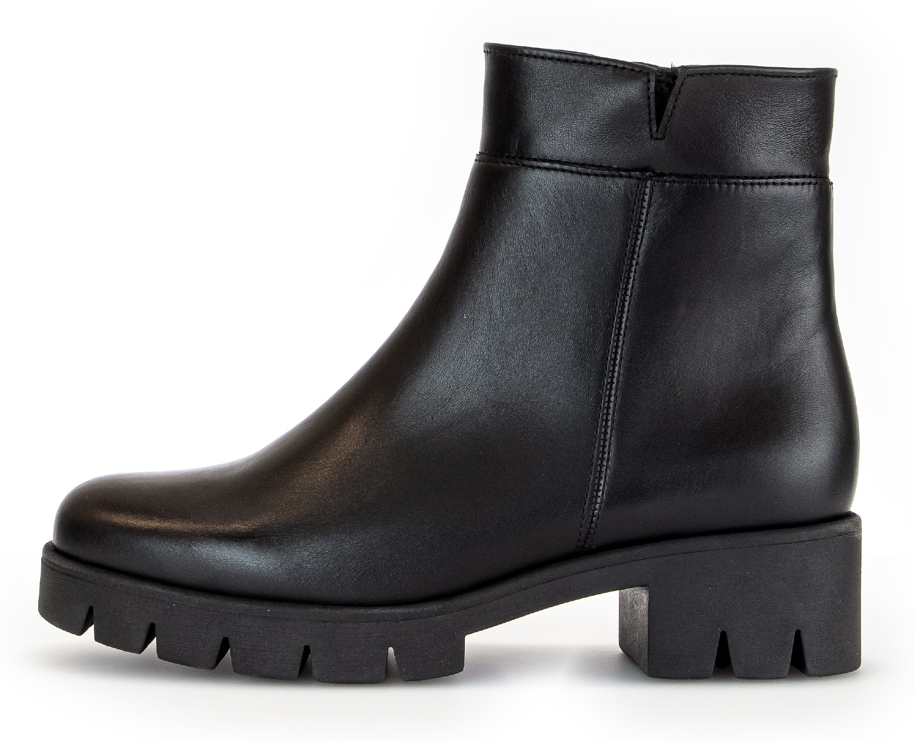 Gabor Stiefelette, Blockabsatz, Winterstiefel, Chunky-Boots mit Innenreißverschluss