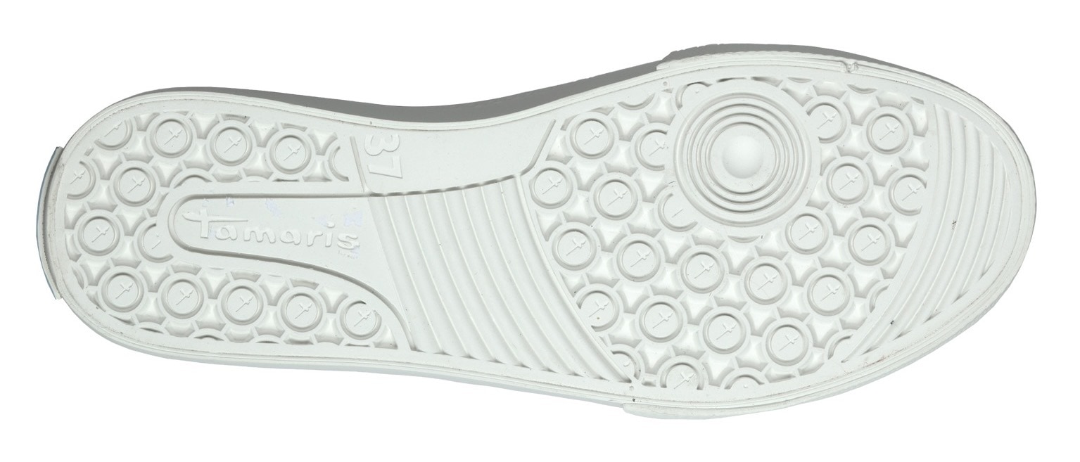 Tamaris Plateausneaker, Freizeitschuh, Halbschuh, Schnürschuh mit Logo an der Ferse