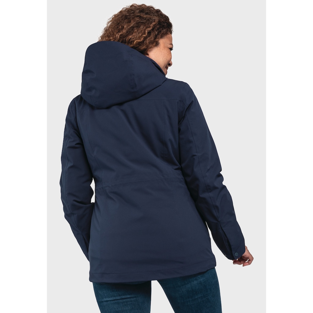 Schöffel Doppeljacke »3in1 Jacket Krakau L«, mit Kapuze