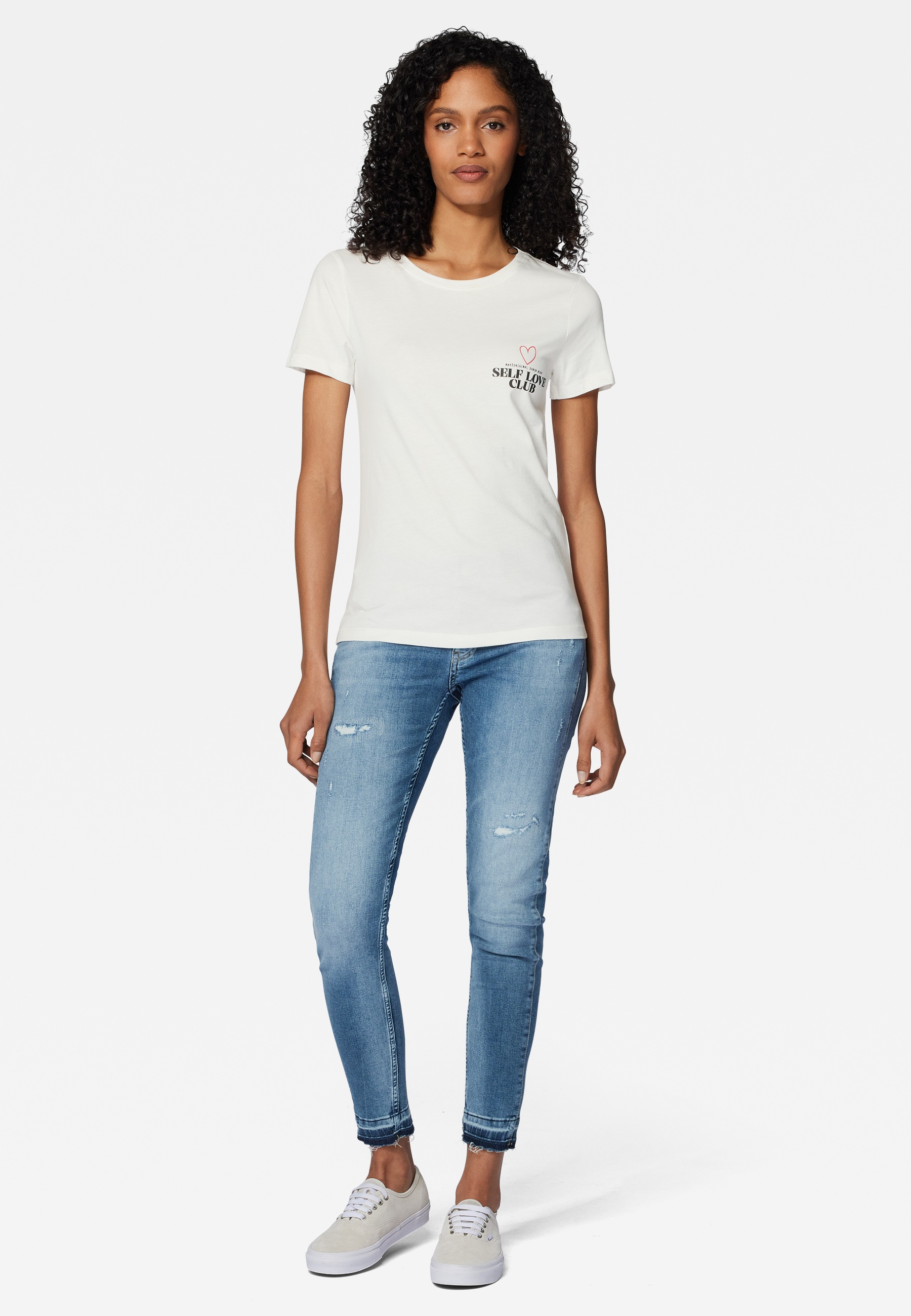 Mavi Rundhalsshirt "SELF LOVE CLUB PRINTED TEE", T-Shirt mit Druck