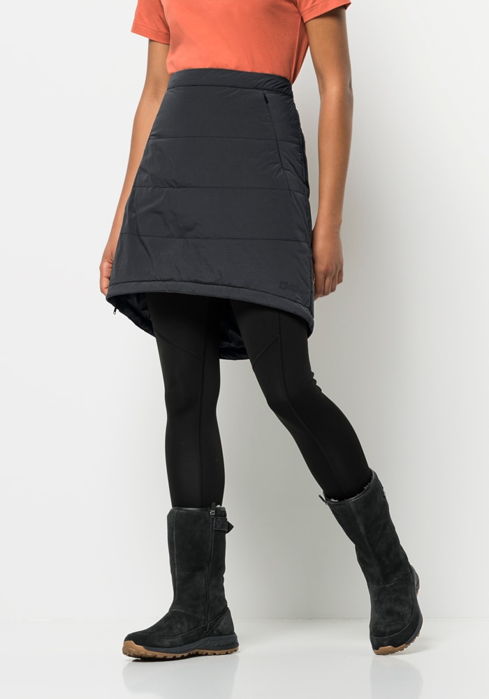Jack Wolfskin A-Linien-Rock "ALPENGLUEHEN SKIRT W" Winterrock, warm, winddicht und wasserabweisend