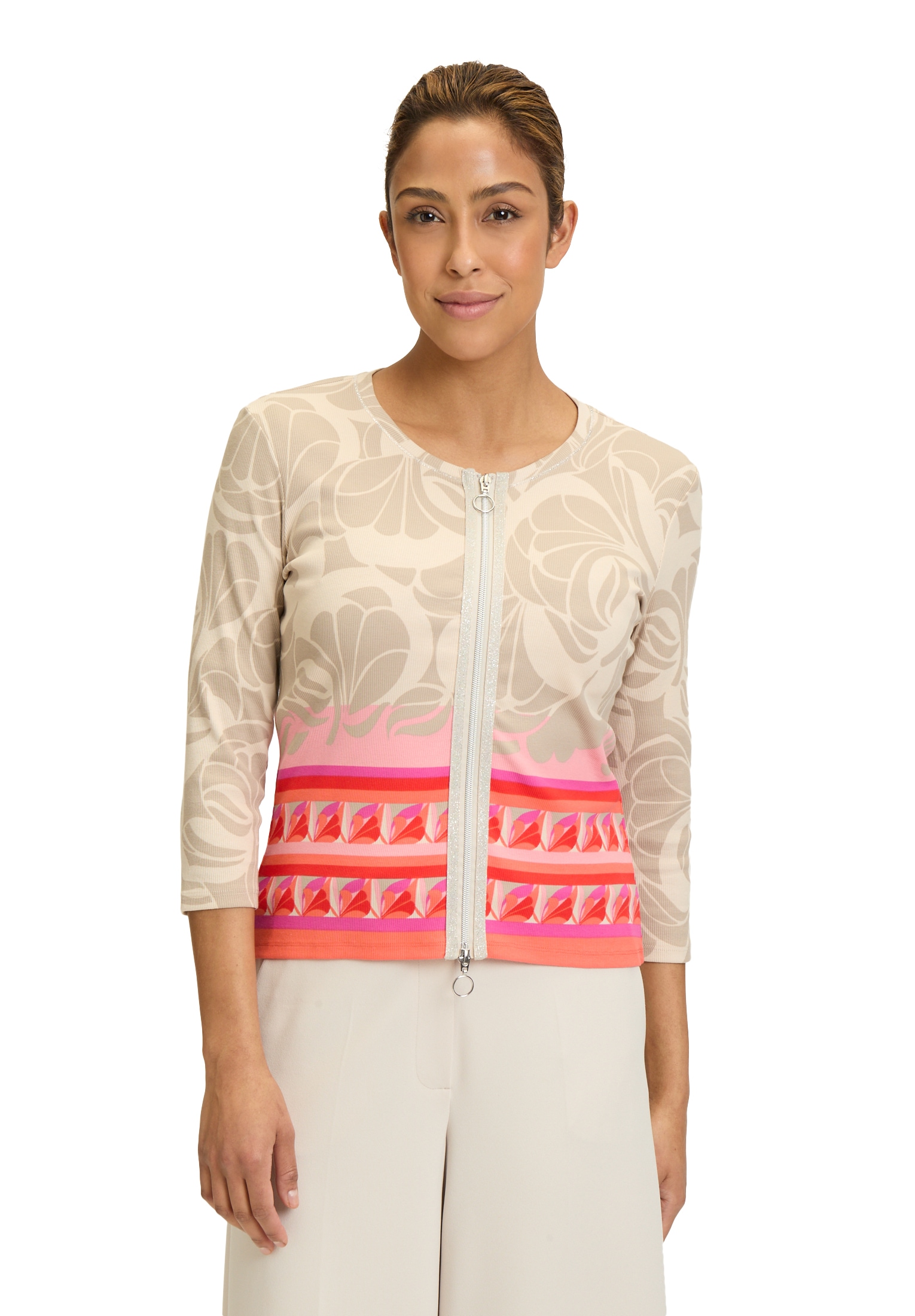 Betty Barclay Shirtjacke "Betty Barclay Damen Shirtjacke mit Rippenstruktur günstig online kaufen