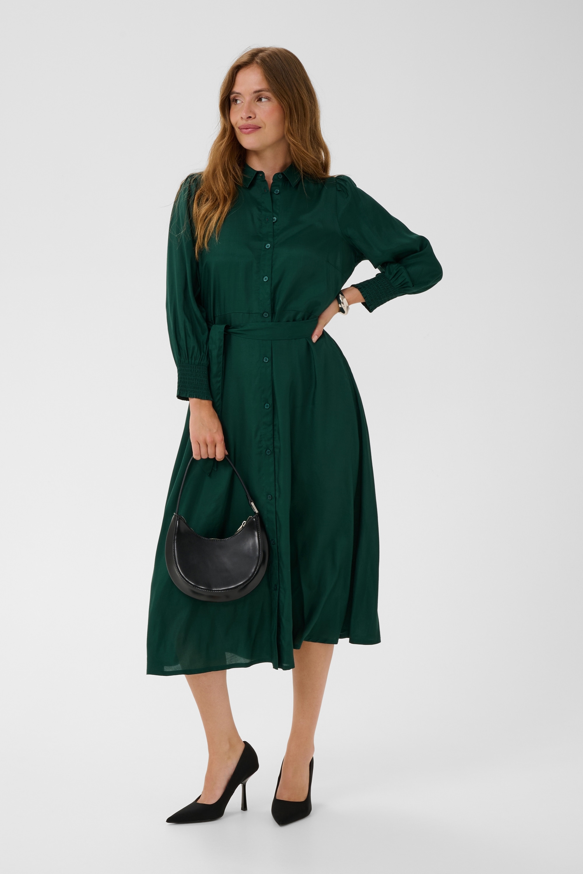 KAFFE Midikleid »Kleid KAemine«