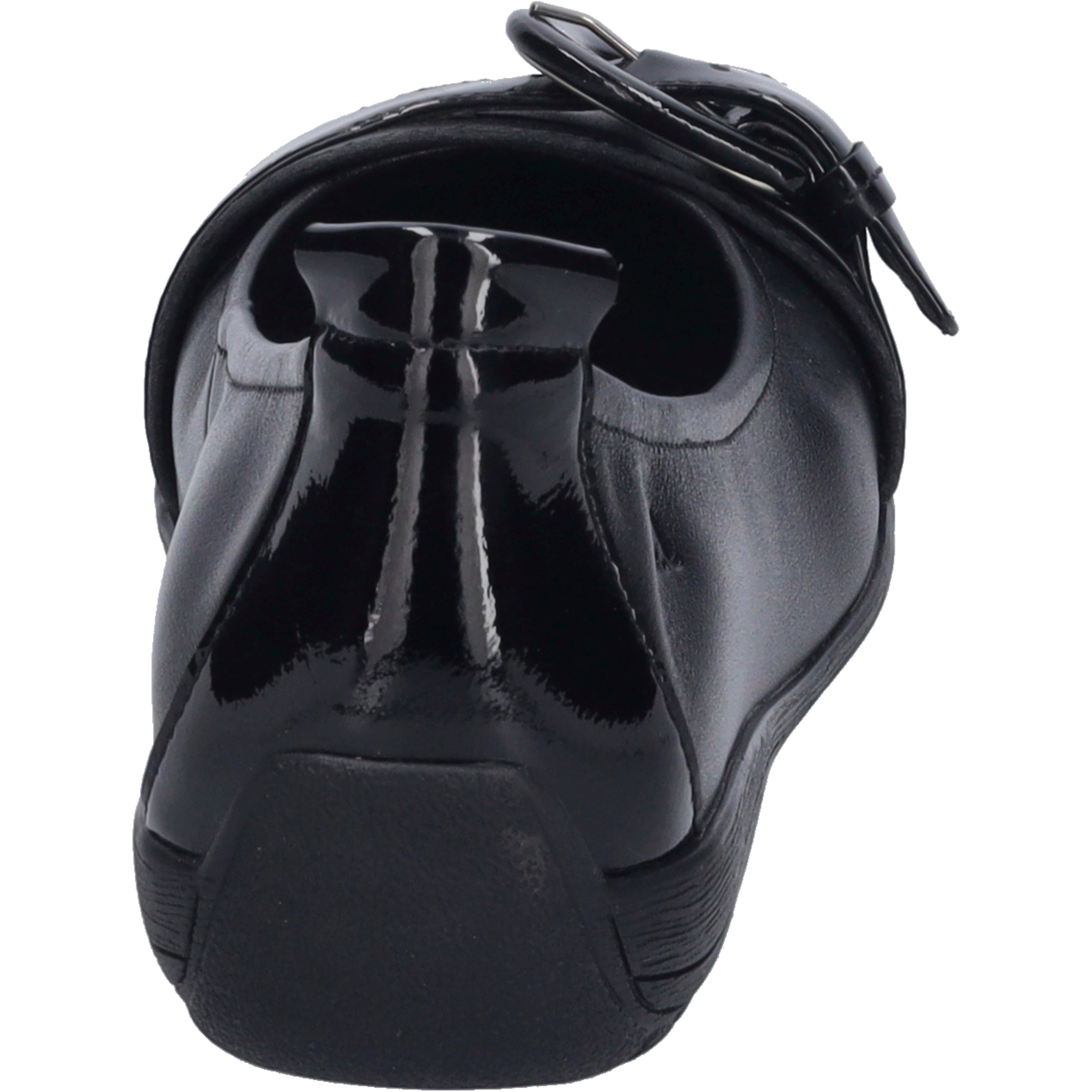 Ballerina JOSEF SEIBEL "Fenja 23, black-black", Damen, Gr. 40, schwarz (schwarz, schwarz), Obermaterial: 100% Rindsleder Leather cow., Schuhe Ballerina 3