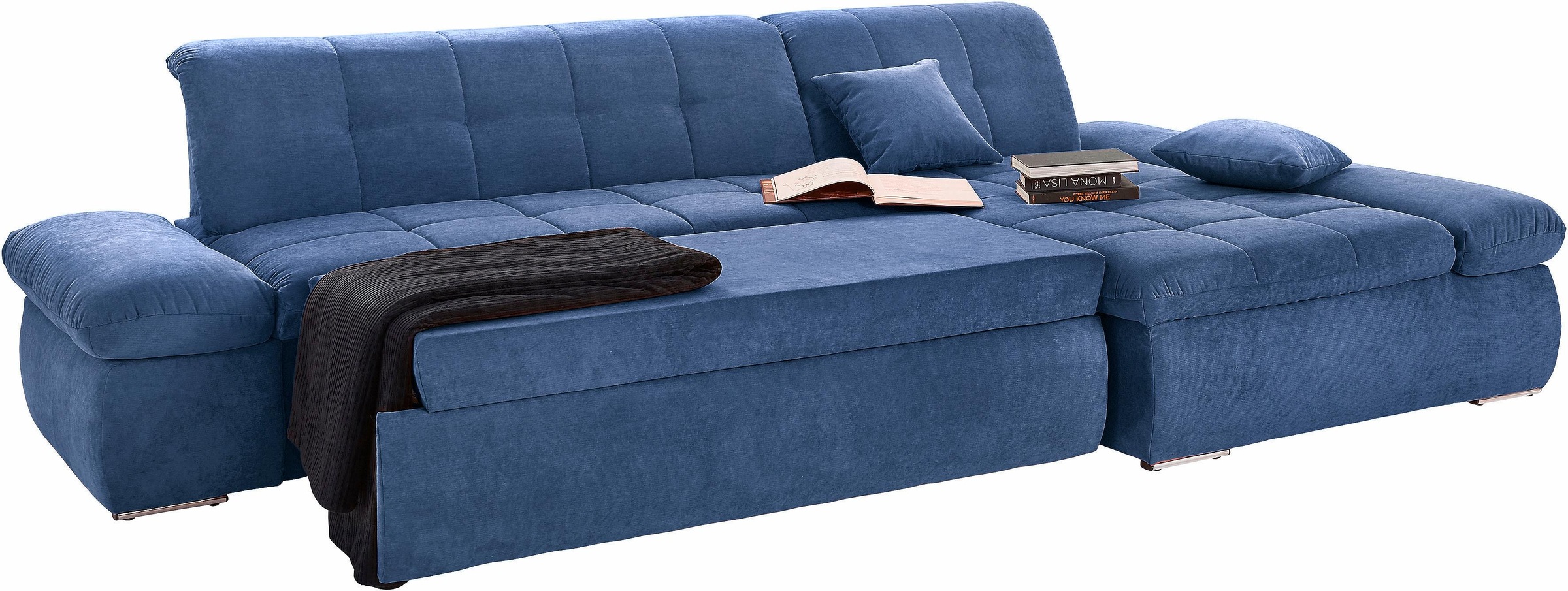 DOMO collection Ecksofa "NMoric XXL, B/T/H: 300/172/80cm, L-Form" wahlweise günstig online kaufen