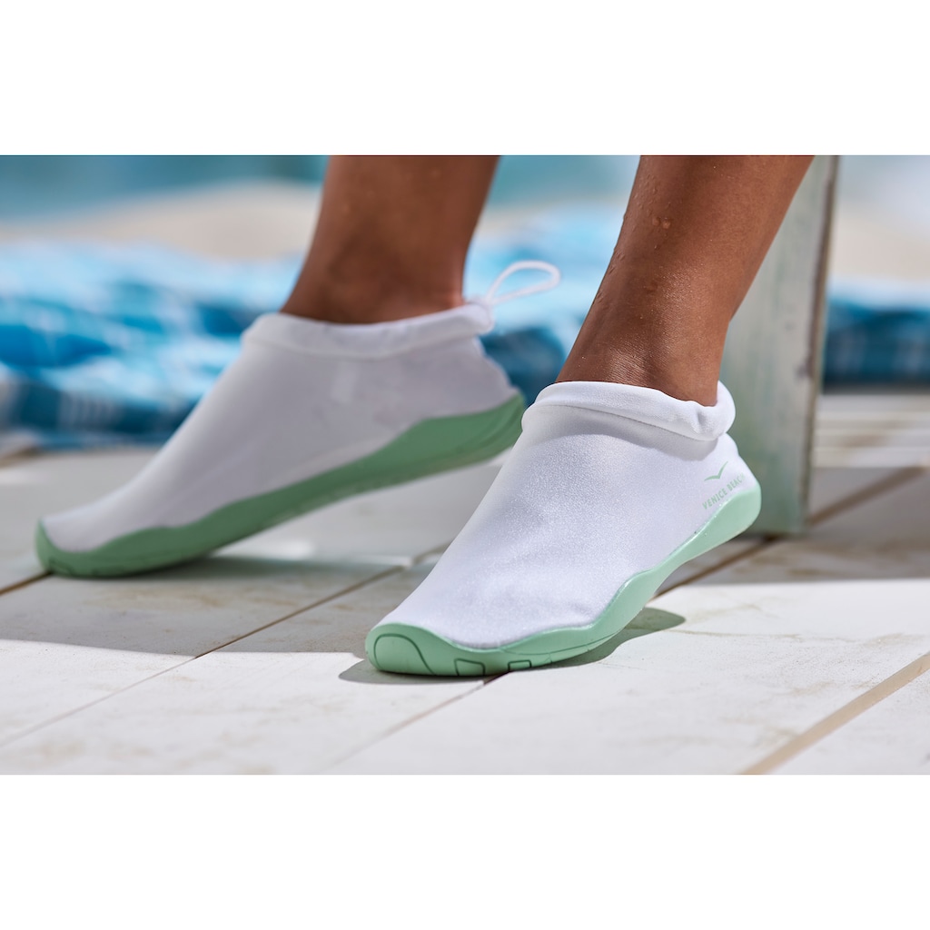 Venice Beach Aquaschuh, Badeschuh, Slipper, Wasserschuh ultraleicht und schnelltrocknend VEGAN