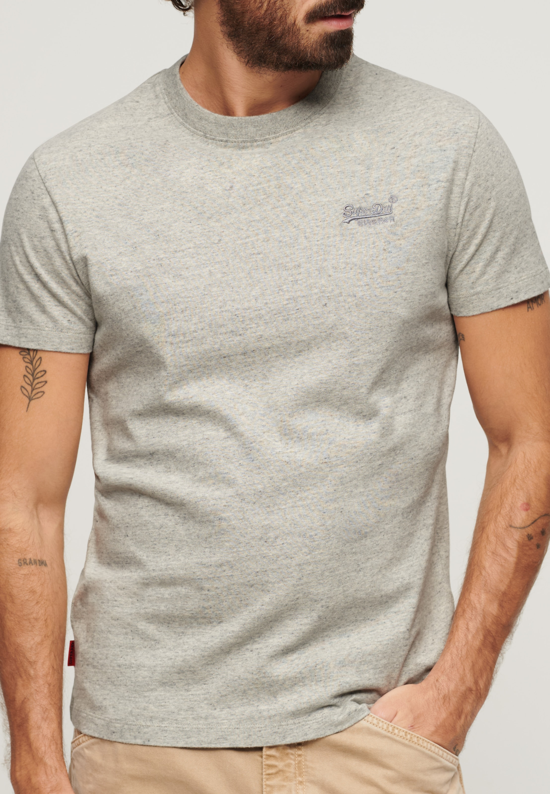 Superdry Rundhalsshirt »ESSENTIAL LOGO EMB TEE«
