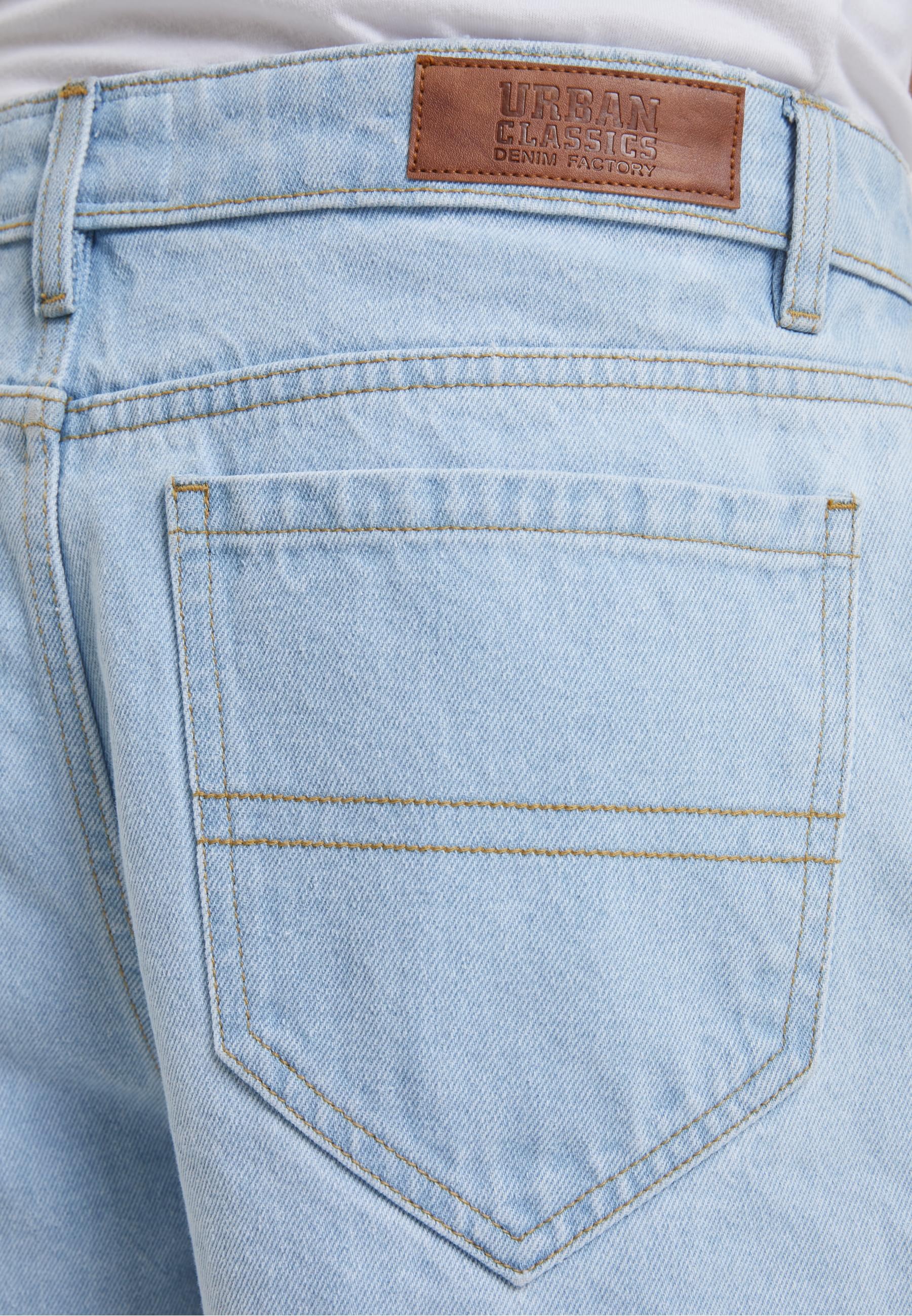 URBAN CLASSICS Shorts »Urban Classics Open Edge Two Knee Denim Shorts«, (1 tlg.)