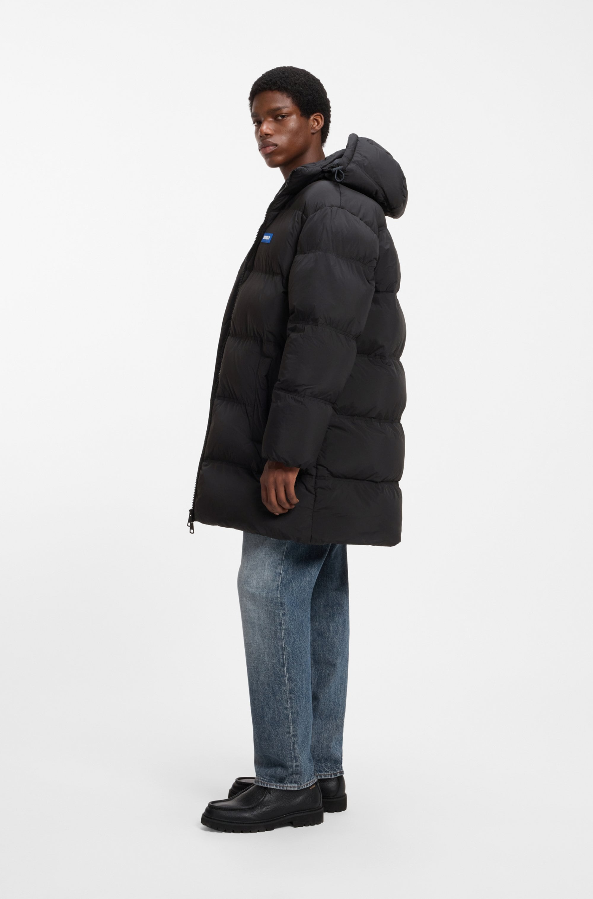 HUGO Winterjacke »Bodi« mit Kapuze mit Kapuze, warm wattiert, Relaxed Fit