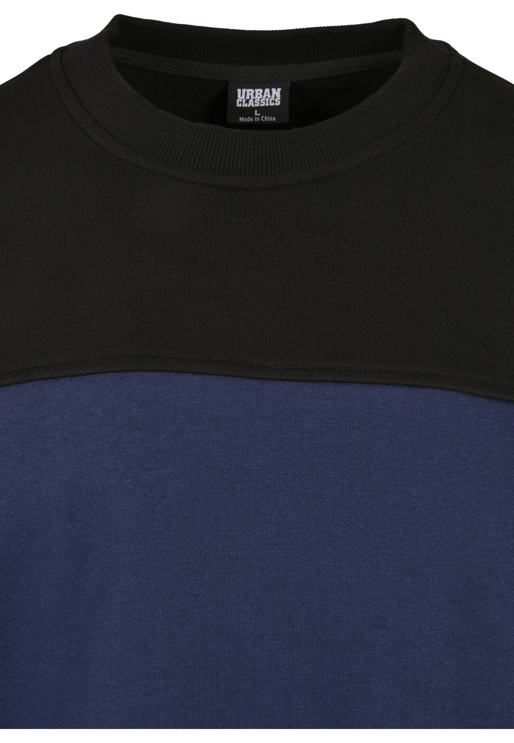 URBAN CLASSICS Sweatshirt »Urban Classics Herren Upper Block Crewneck«, 1 Stk.
