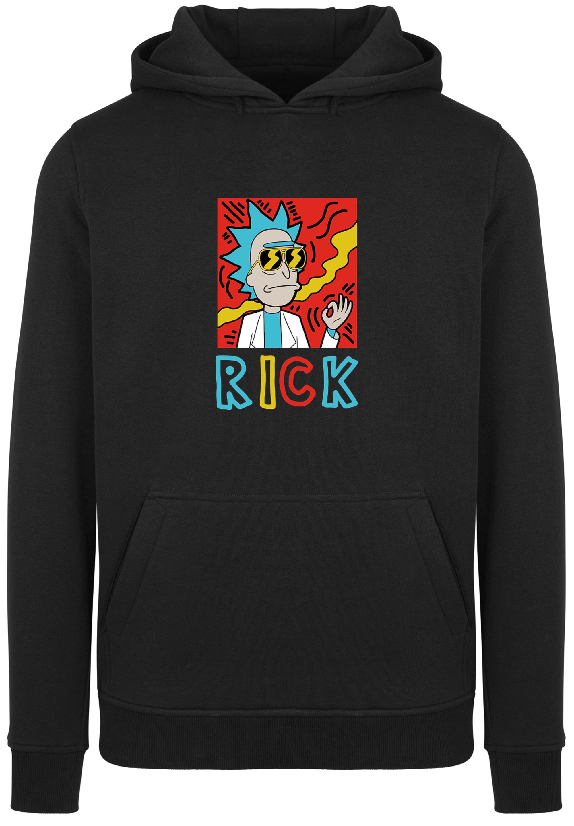 F4NT4STIC Sweatshirt »Hoodie Cool Rick - Rick and Morty«, Herren,Premium Merch,Slim-Fit,Kapuzenpullover,Bedruckt