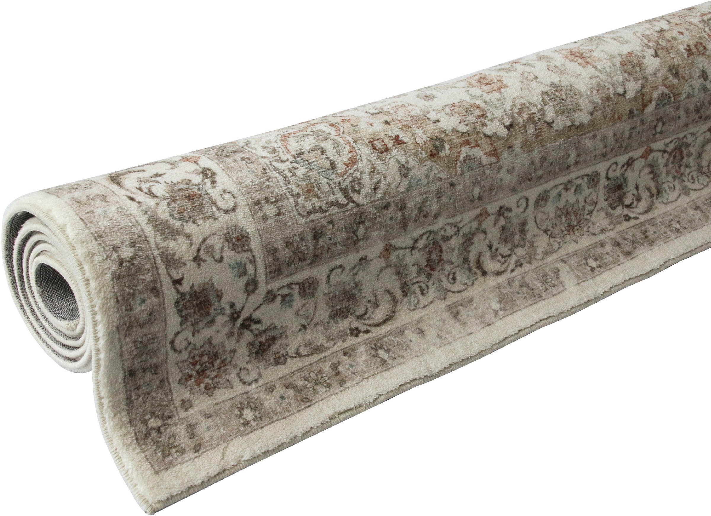 my home Teppich »Omar, Druckteppich, orientalisches Design, mehrfarbig, bedruckt«, rechteckig, 13 mm Höhe, Orient-Optik, Vintage Design, weich, Wohnzimmer, Schlafzimmer